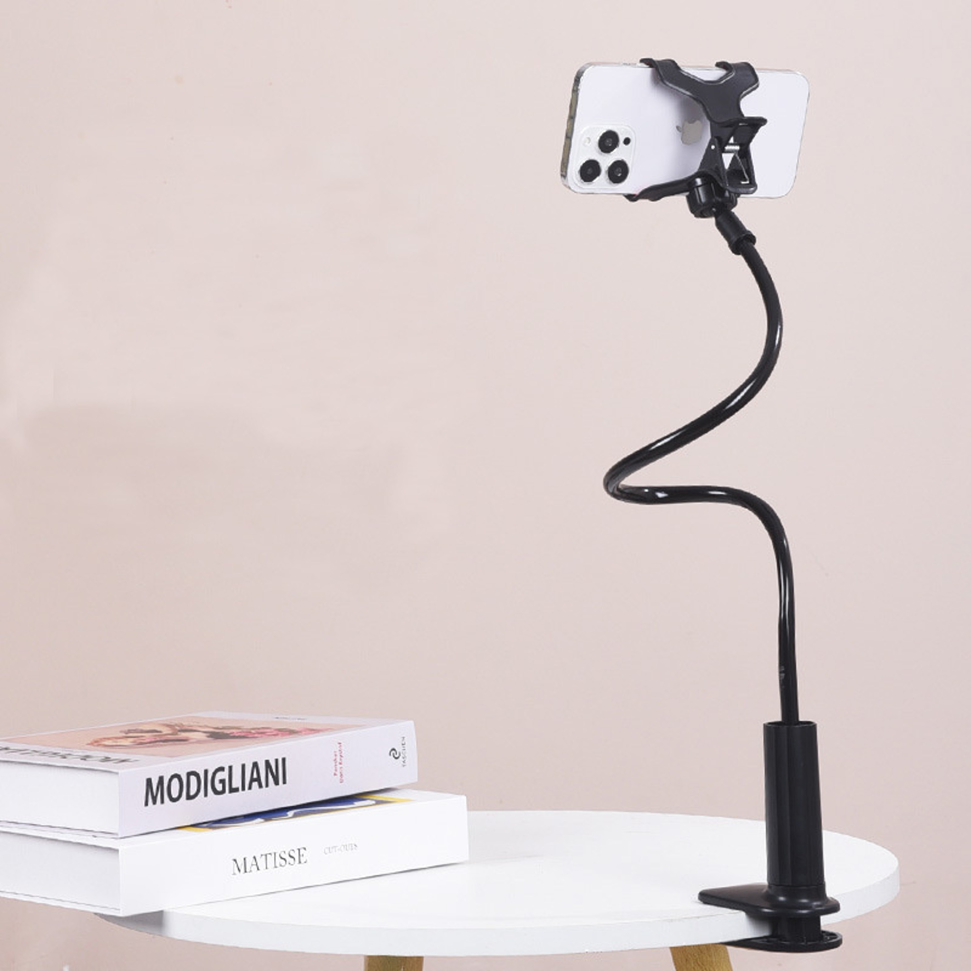 Flexible Gooseneck Phone Holder For Bed And Desk 4