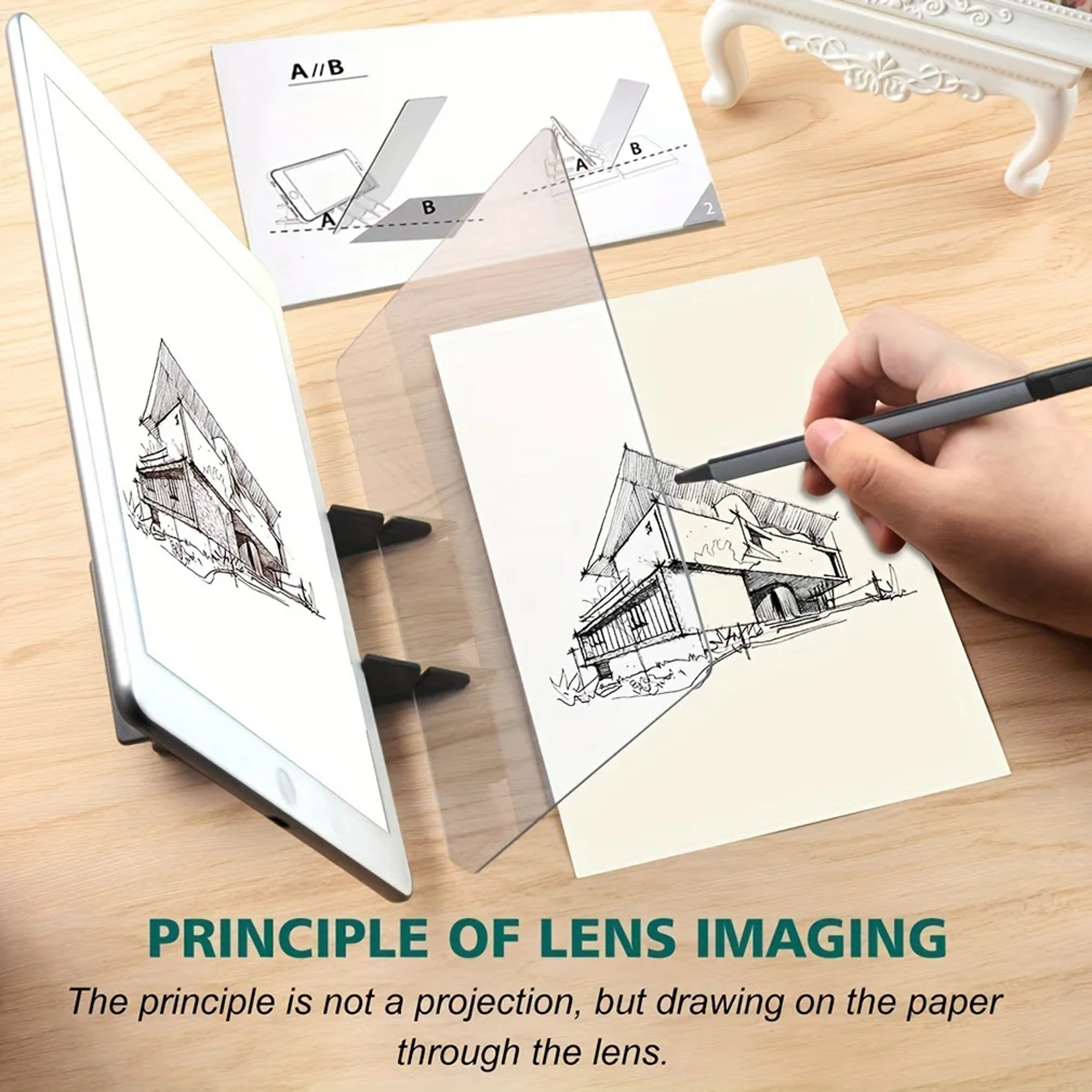 Portable Optical Tracing Board For Sketching And Drawing 3