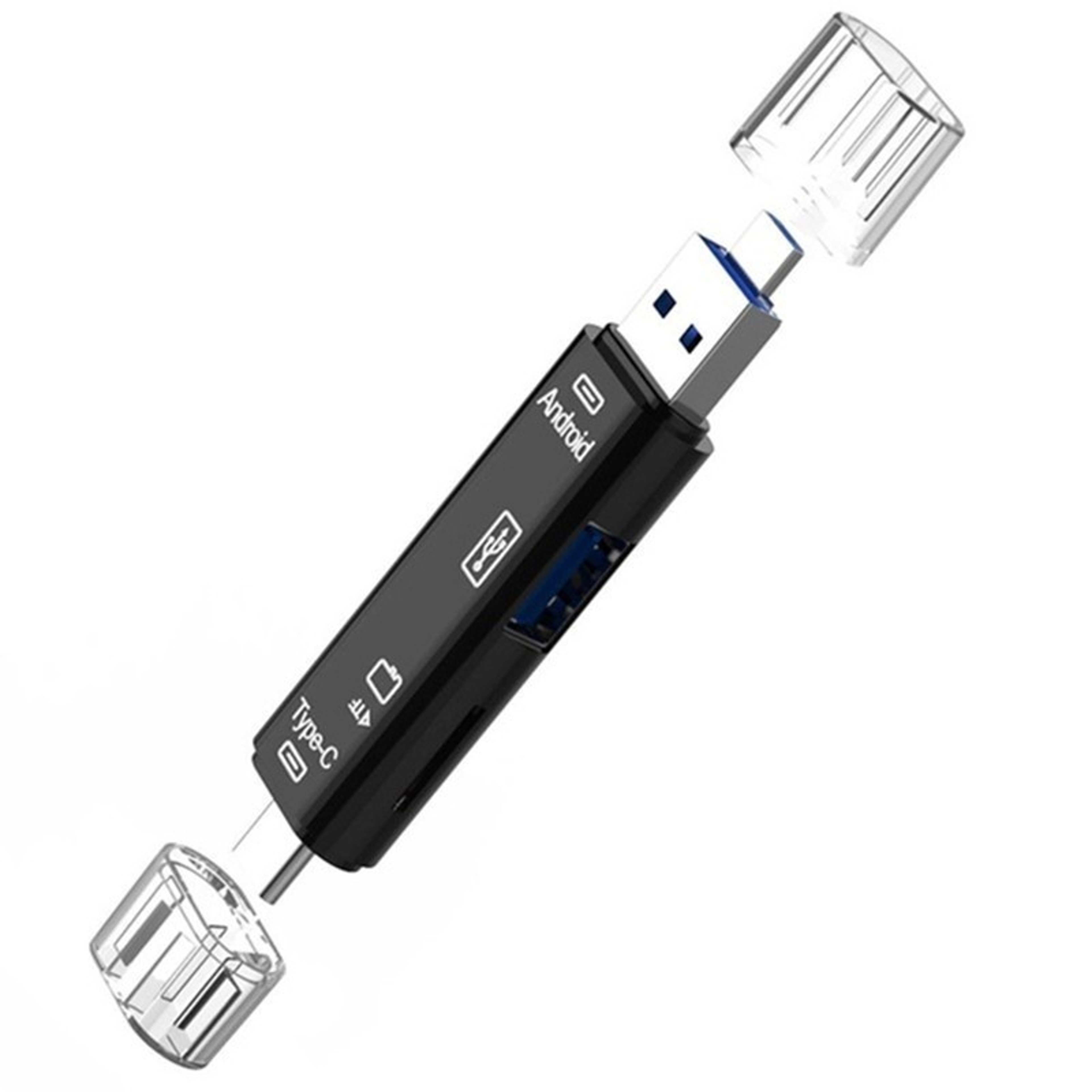 USB C Card Reader OTG Adapter For SD TF Micro USB Devices 4