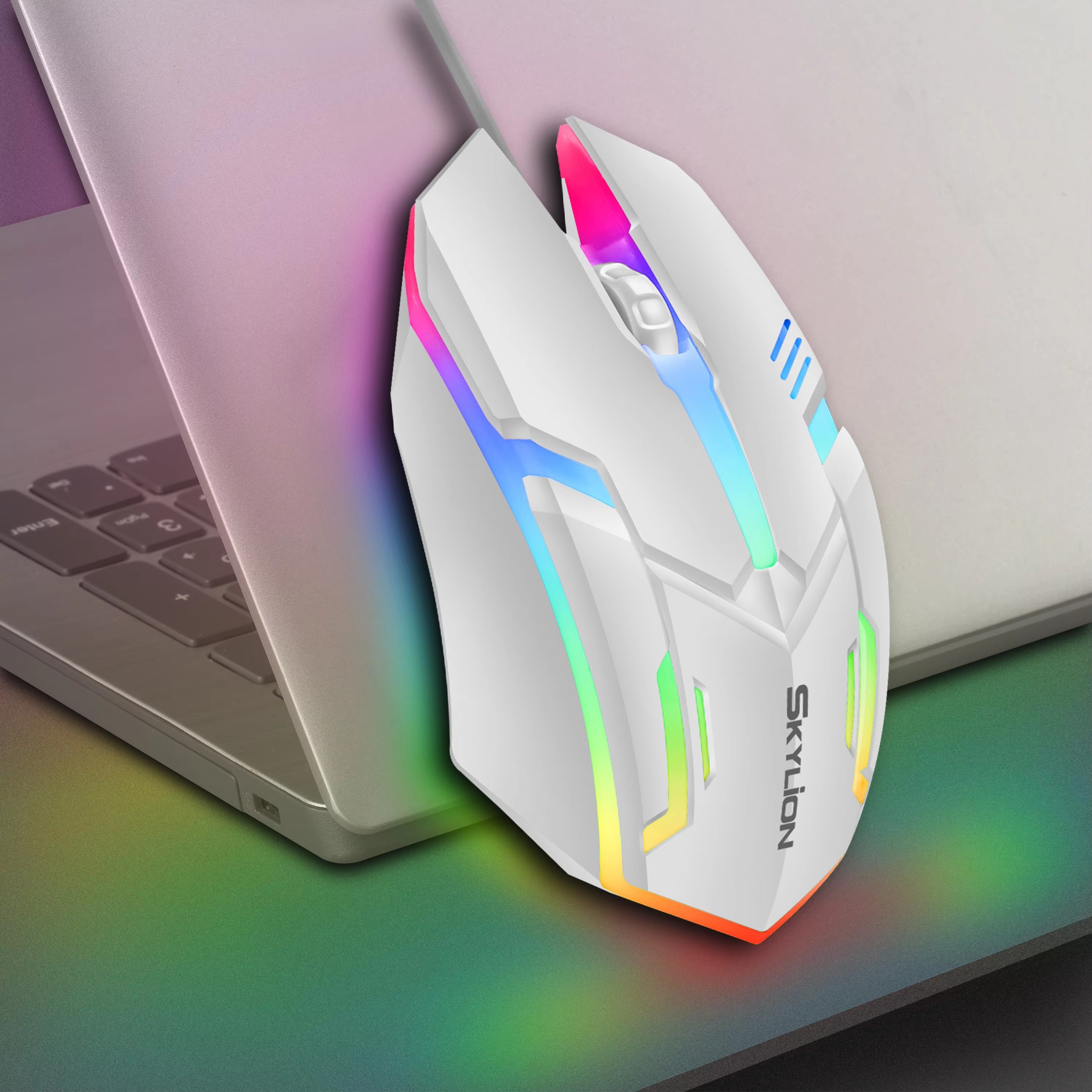 Colorful Light Wired Gaming Mouse for Office and Everyday Use – view 3
