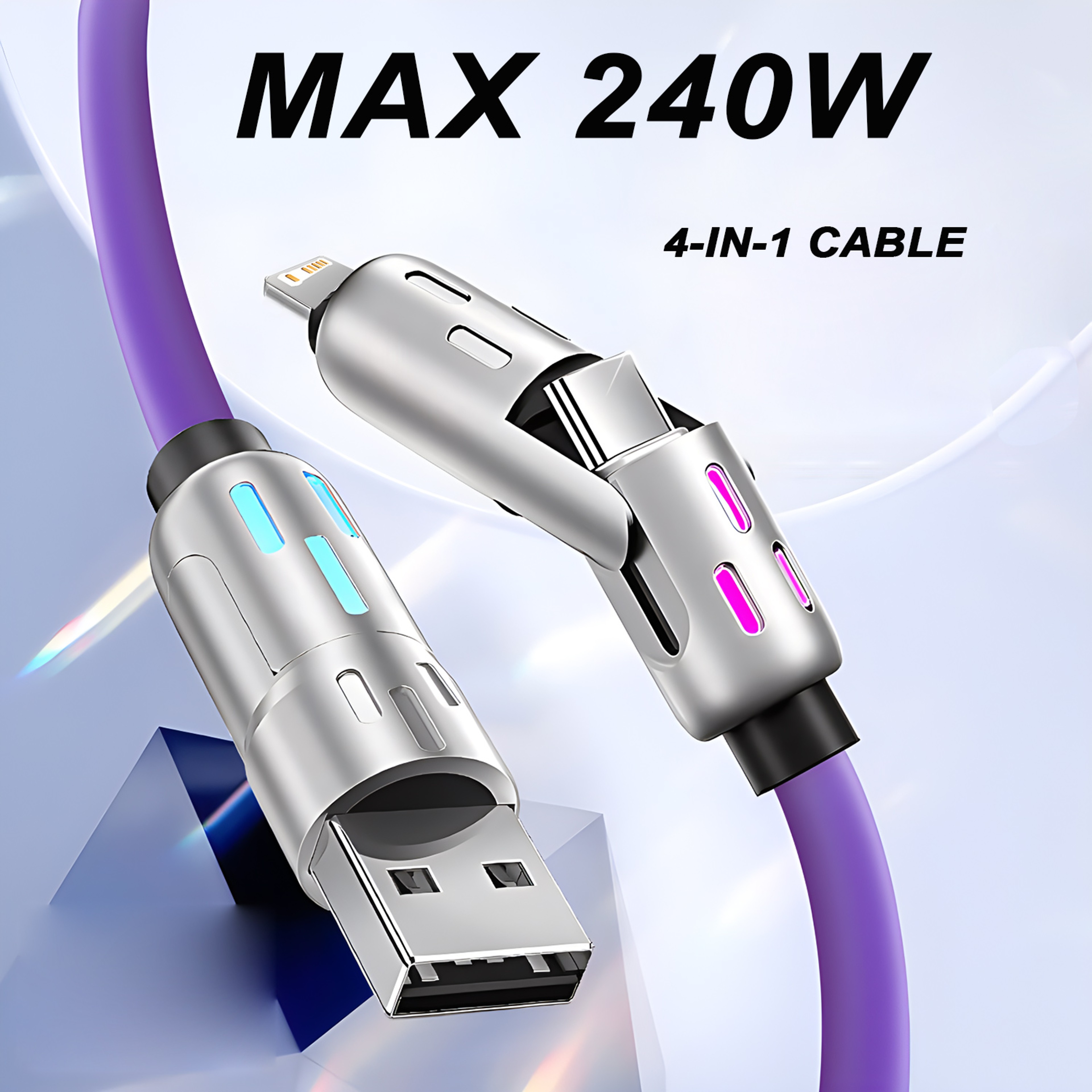 USB C to USB C Fast Charging Cable for iPad – view 1