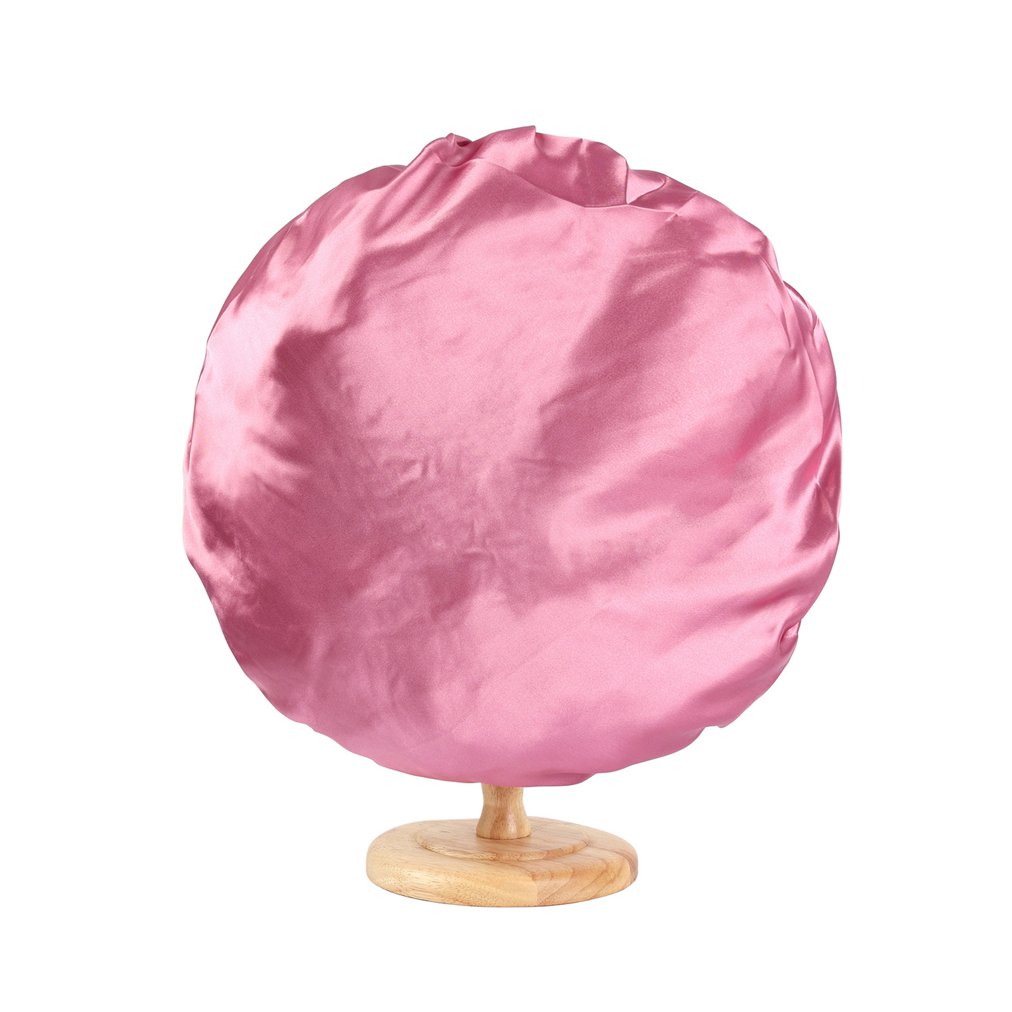Large Satin Bonnet For Sleeping With Adjustable Tie Band 3