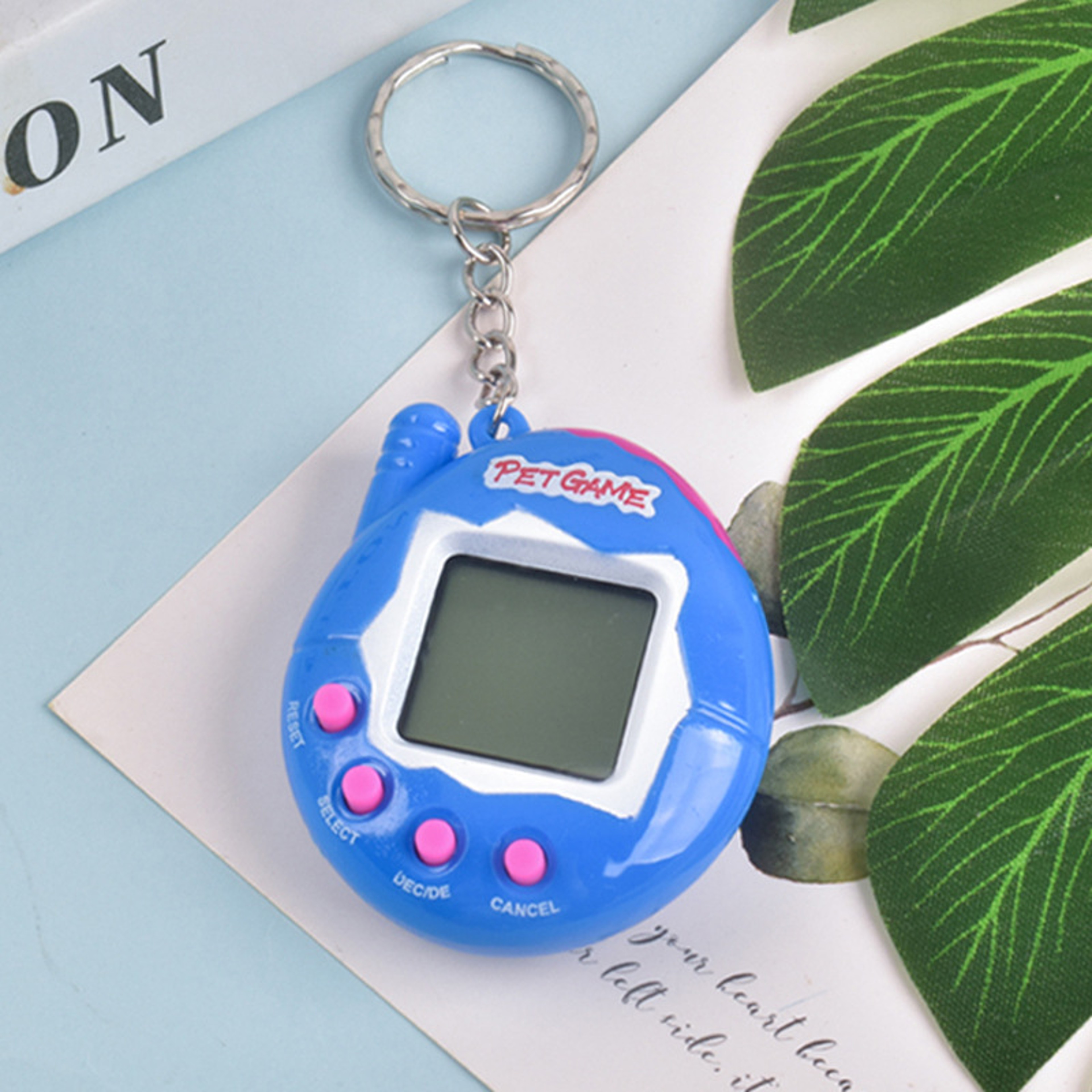 Transparent Virtual Pet Toy Digital Pixel Keychain Game 4