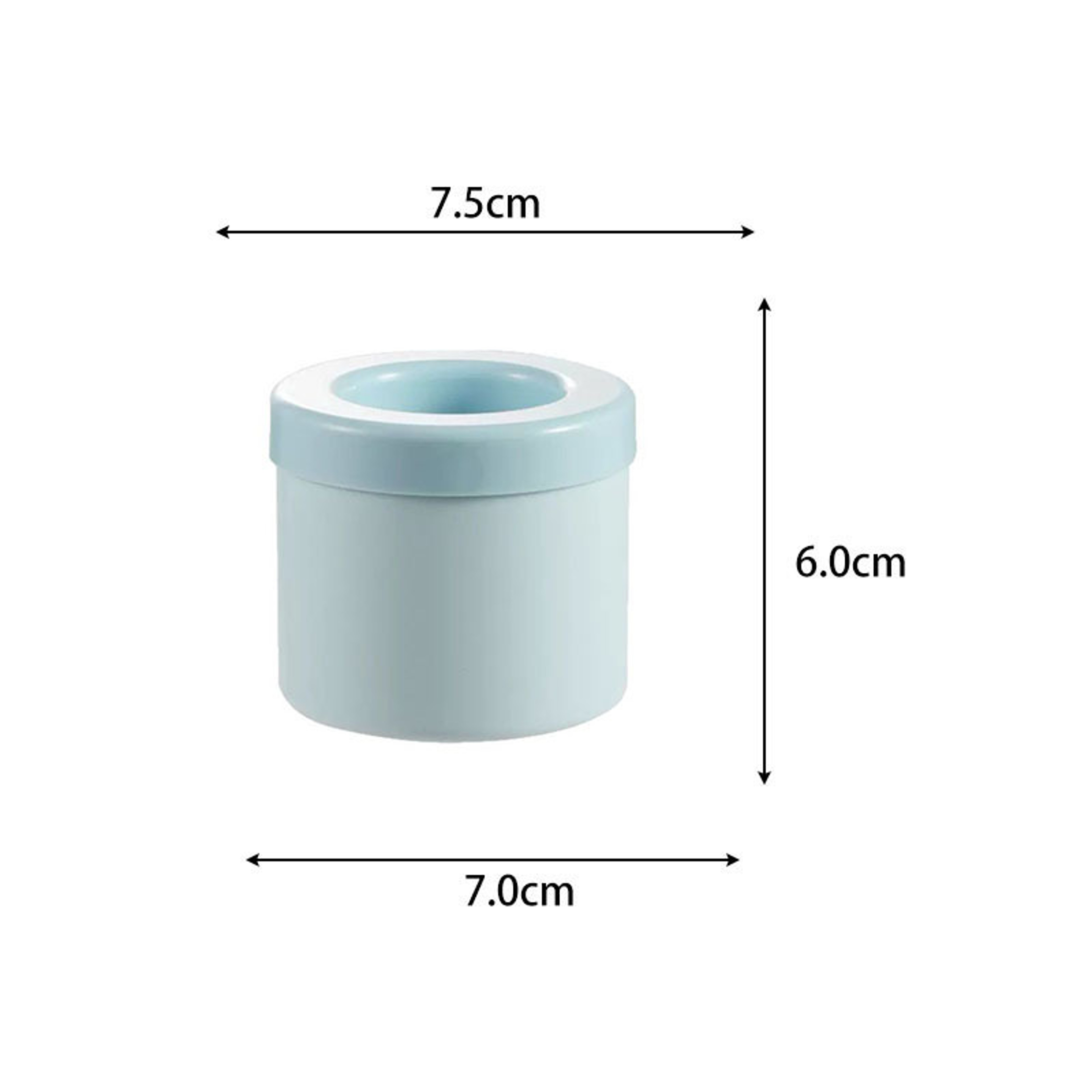 Cylindrical Silicone Ice Tray With Lid For Cups And Chilled Drinks 4