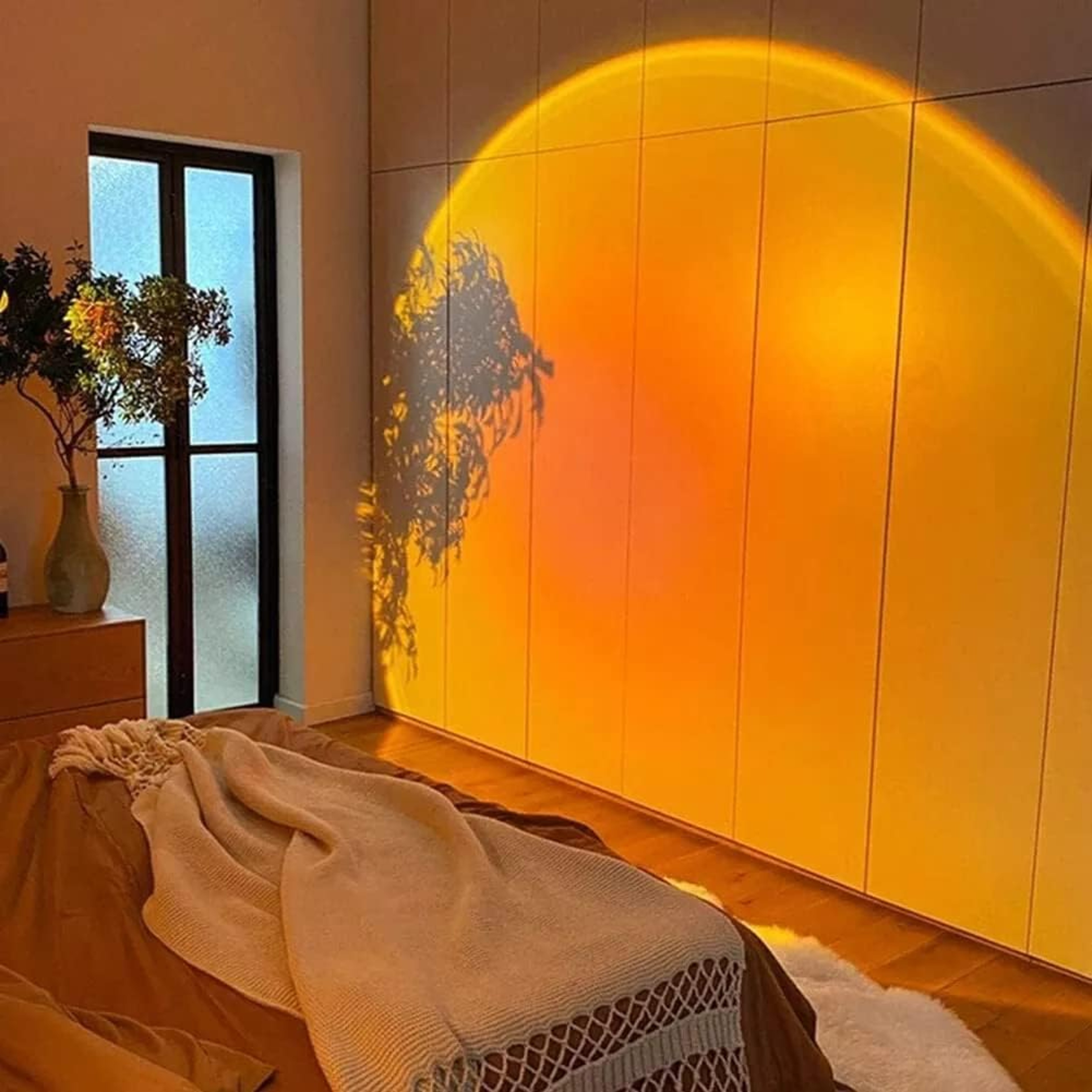 Sunset Projection Lamp USB Rotatable Bedroom Mood Light – view 5