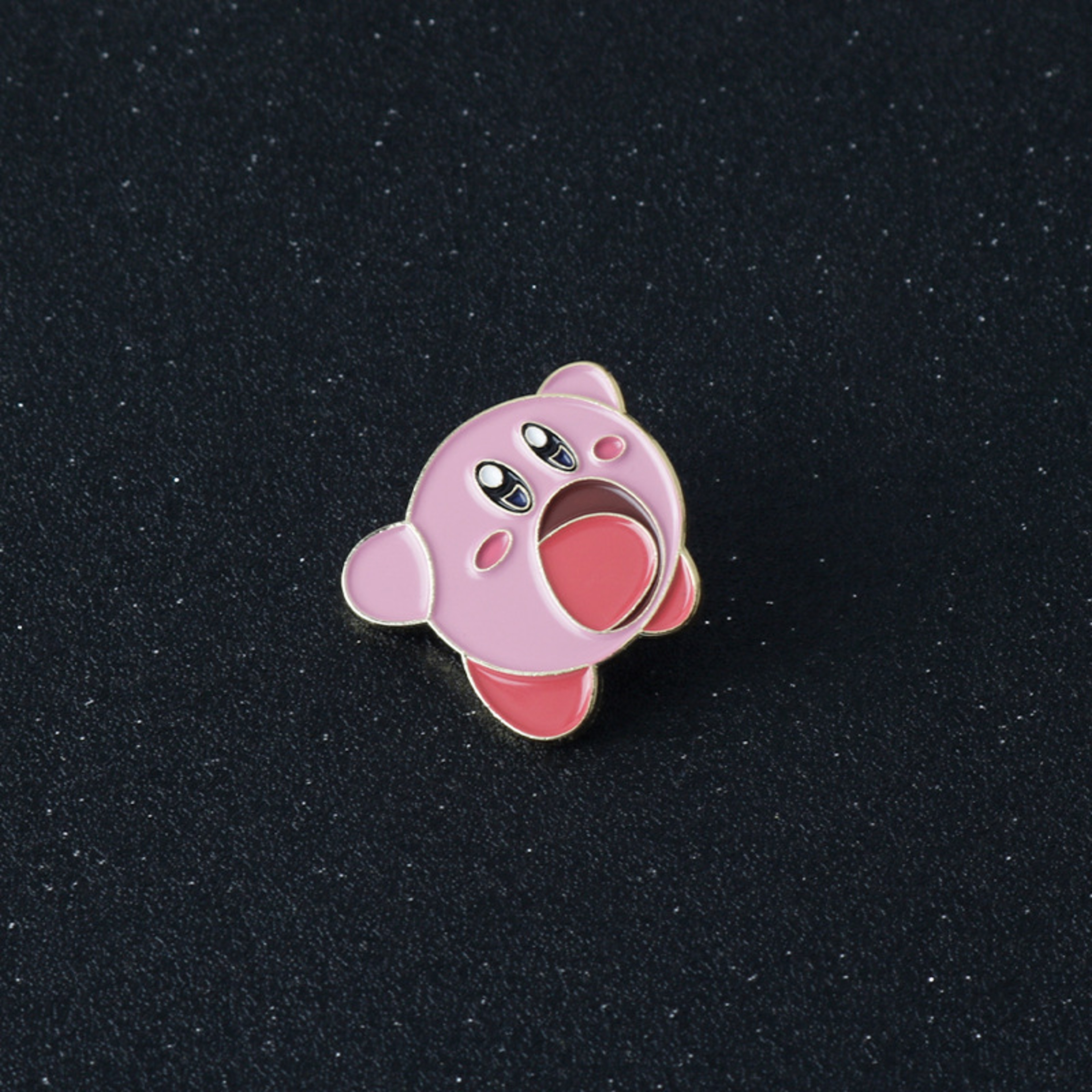 Kirby Enamel Pin Cute Anime Backpack Badge and Kawaii Brooch Gift – view 7