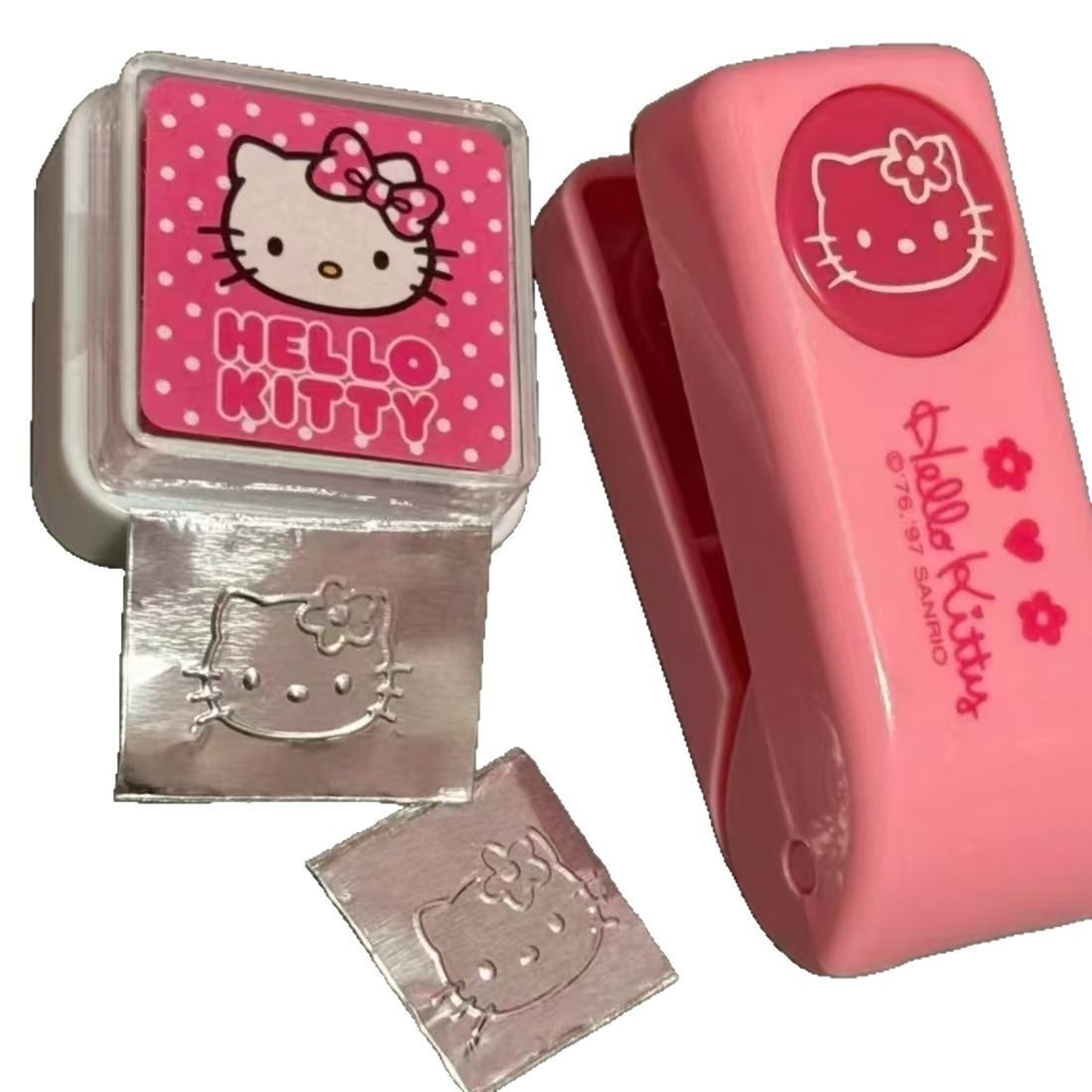 Hello Kitty Stapler Embosser Kawaii Notebook Stamp – view 6