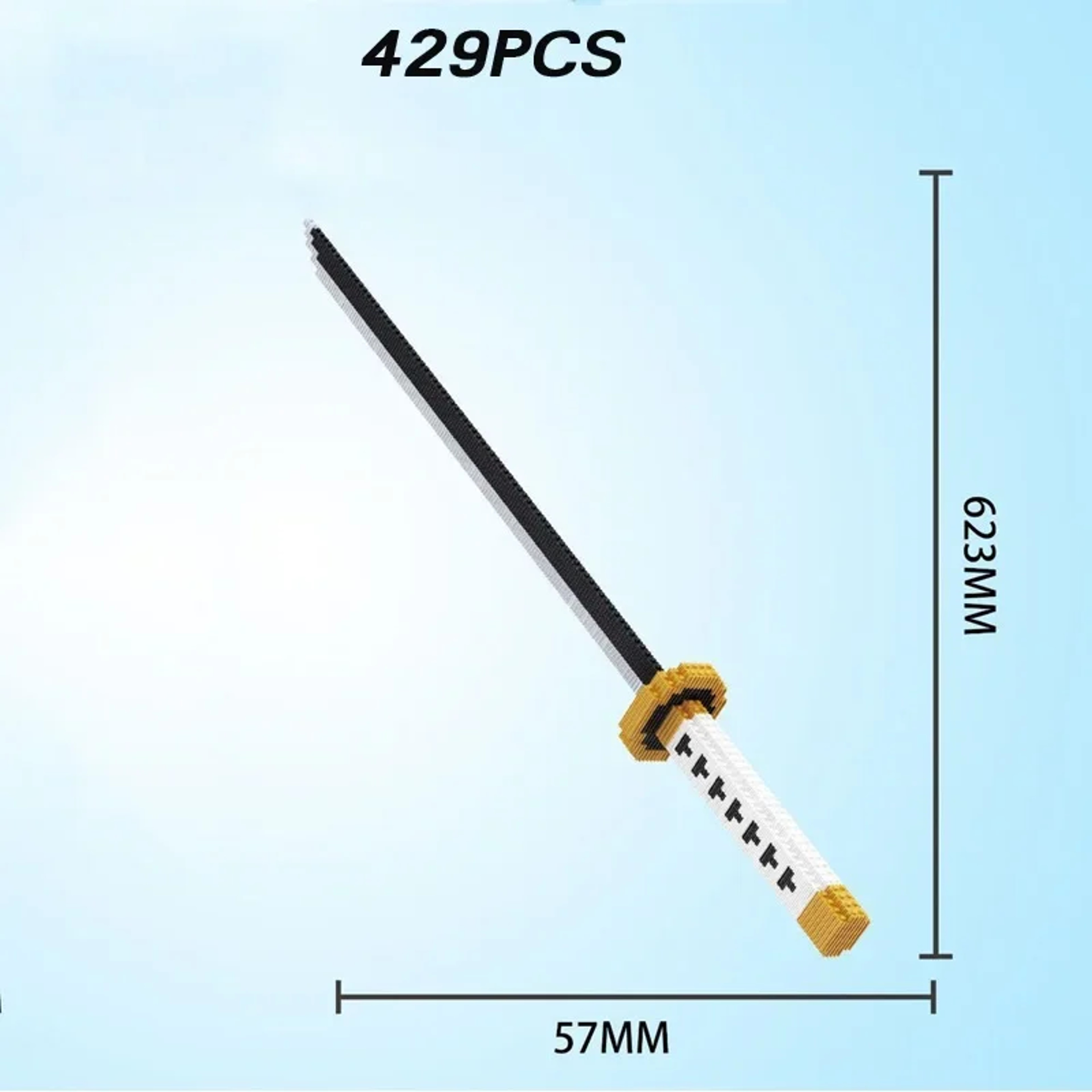 Anime Katana Building Blocks Sword Set for Display and Gifting – view 9