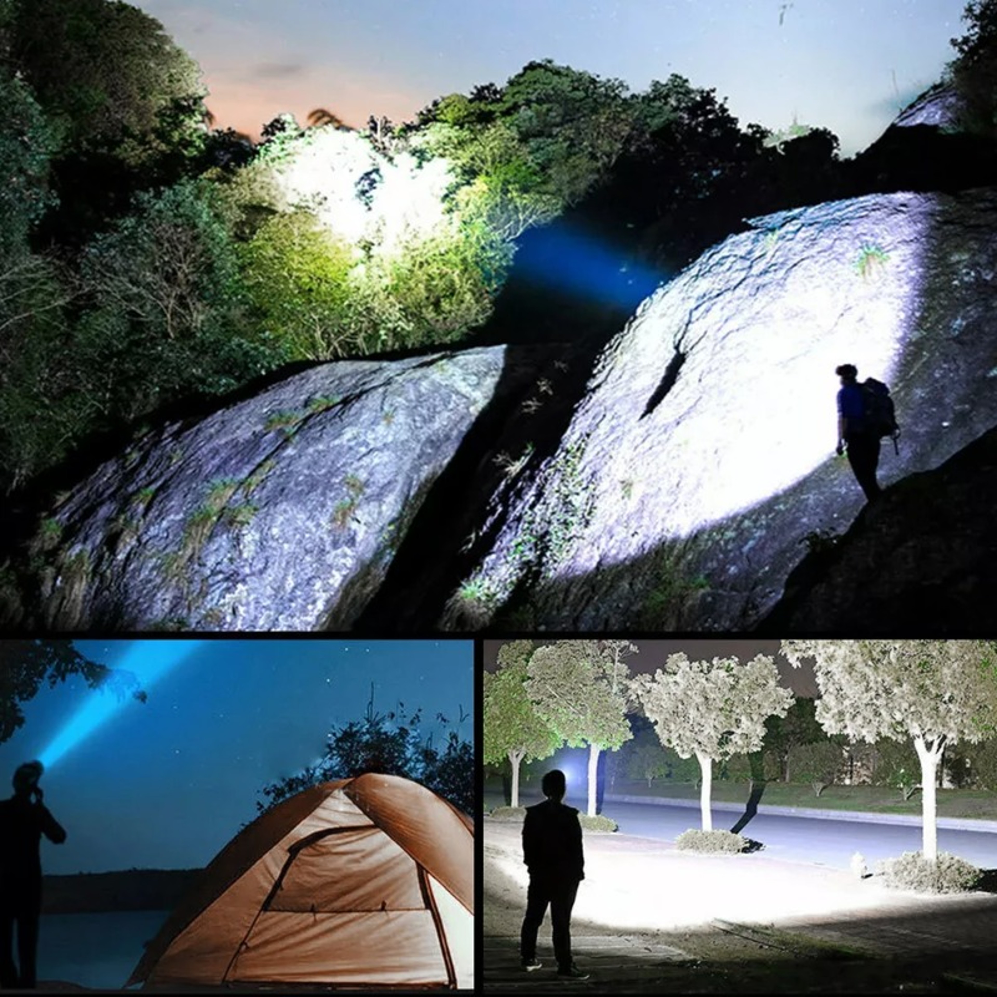 Rechargeable LED Headlamp for Camping Fishing and Work – view 3