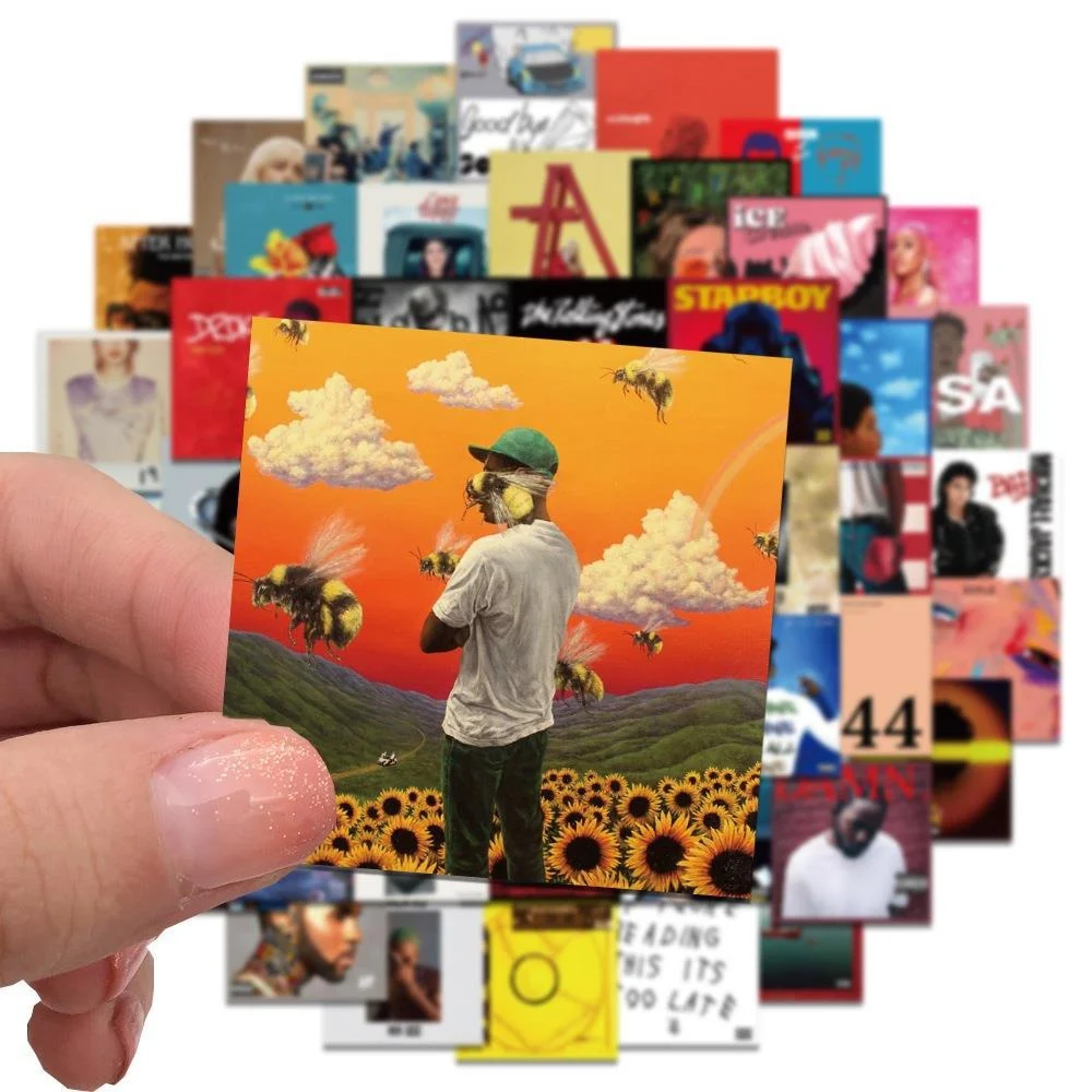 Artist Album Cover Stickers Set for Luggage, Phone Cases, Laptops & Notebooks Customizable Decals for Fans & Gift – view 3
