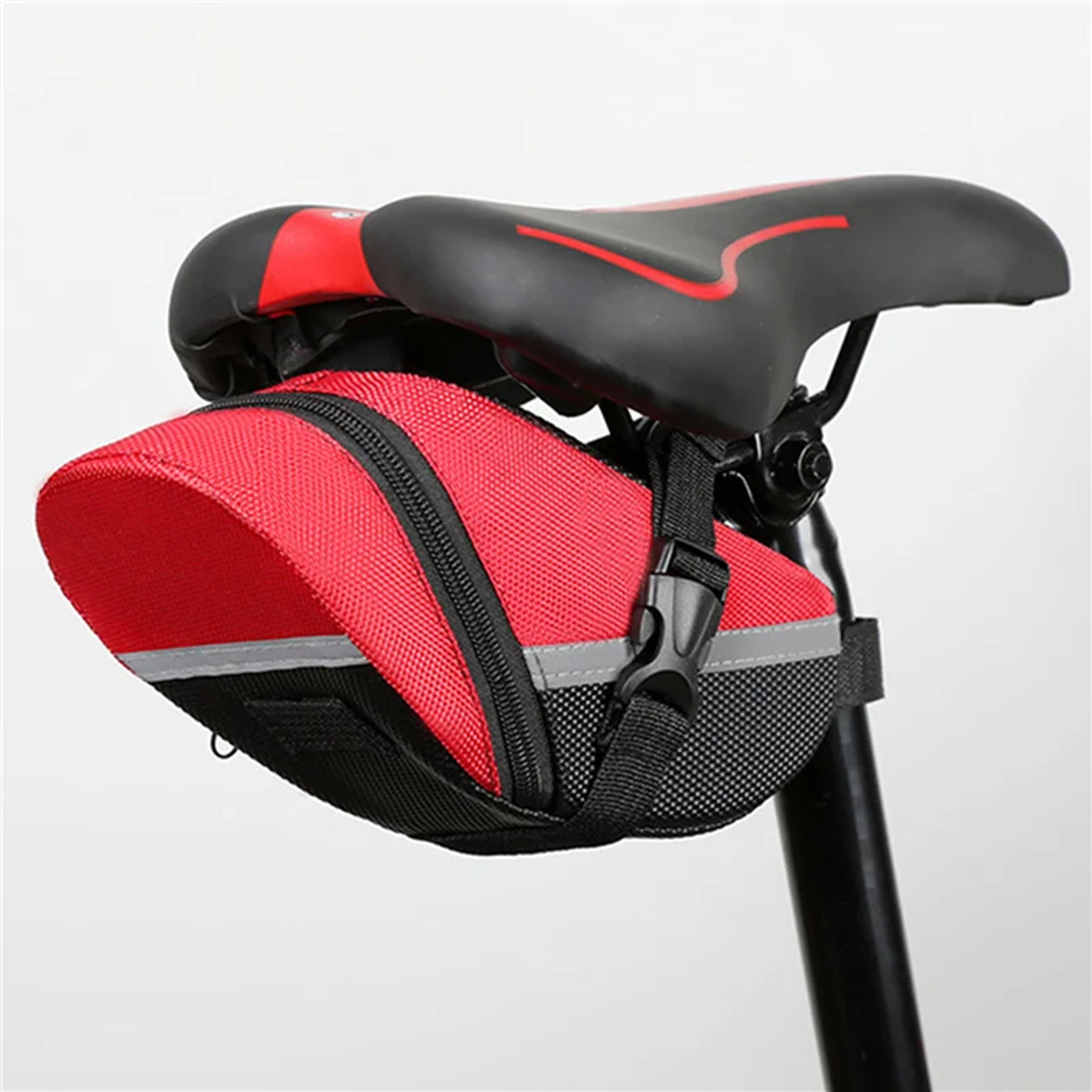 Waterproof Nylon Bicycle Saddle Bag Rear Seat Tool Pouch for Mountain Biking – view 7