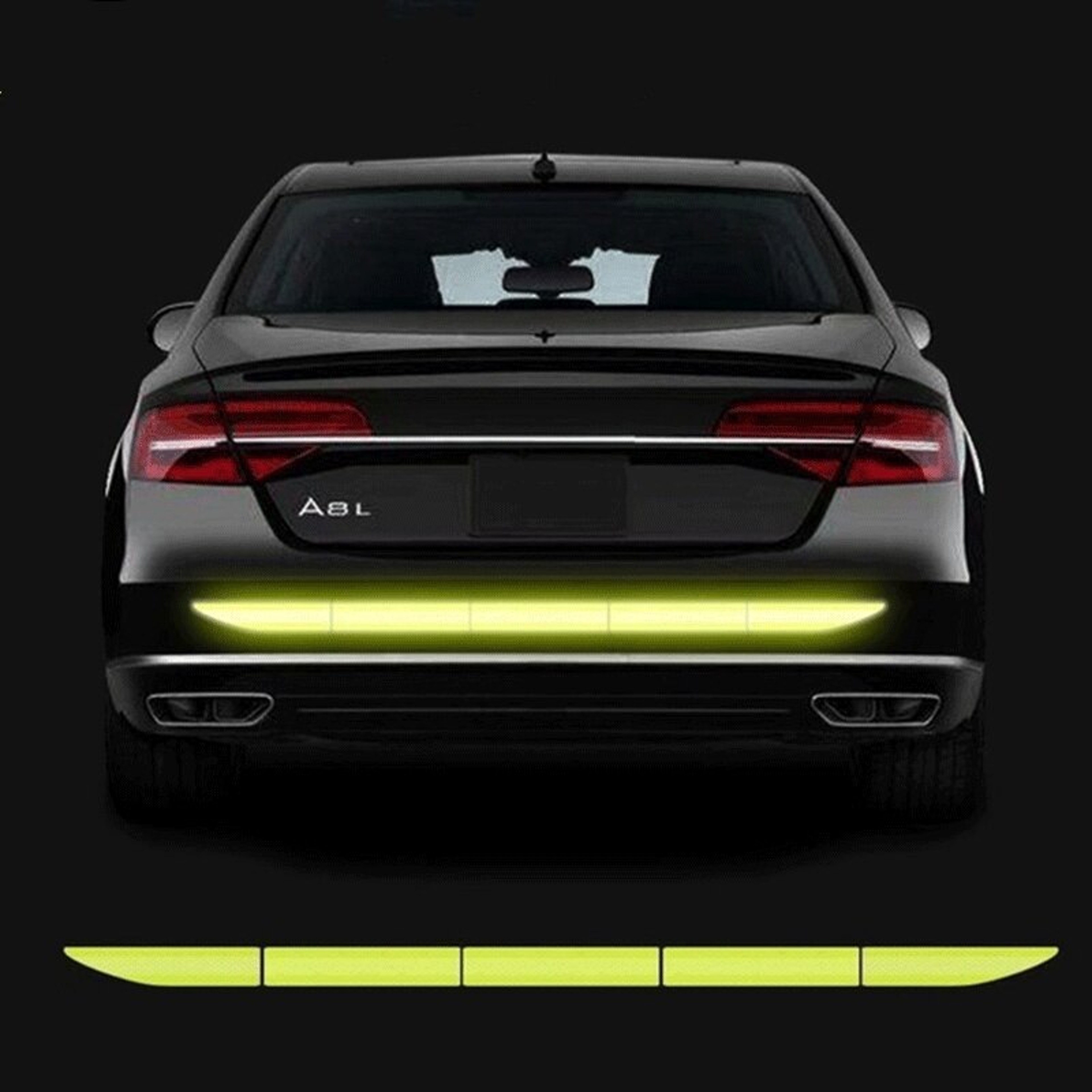 Reflective Car Sticker Safety Tape Anti Collision Warning Tape for Automobile Trunk, Night Reflective – view 5