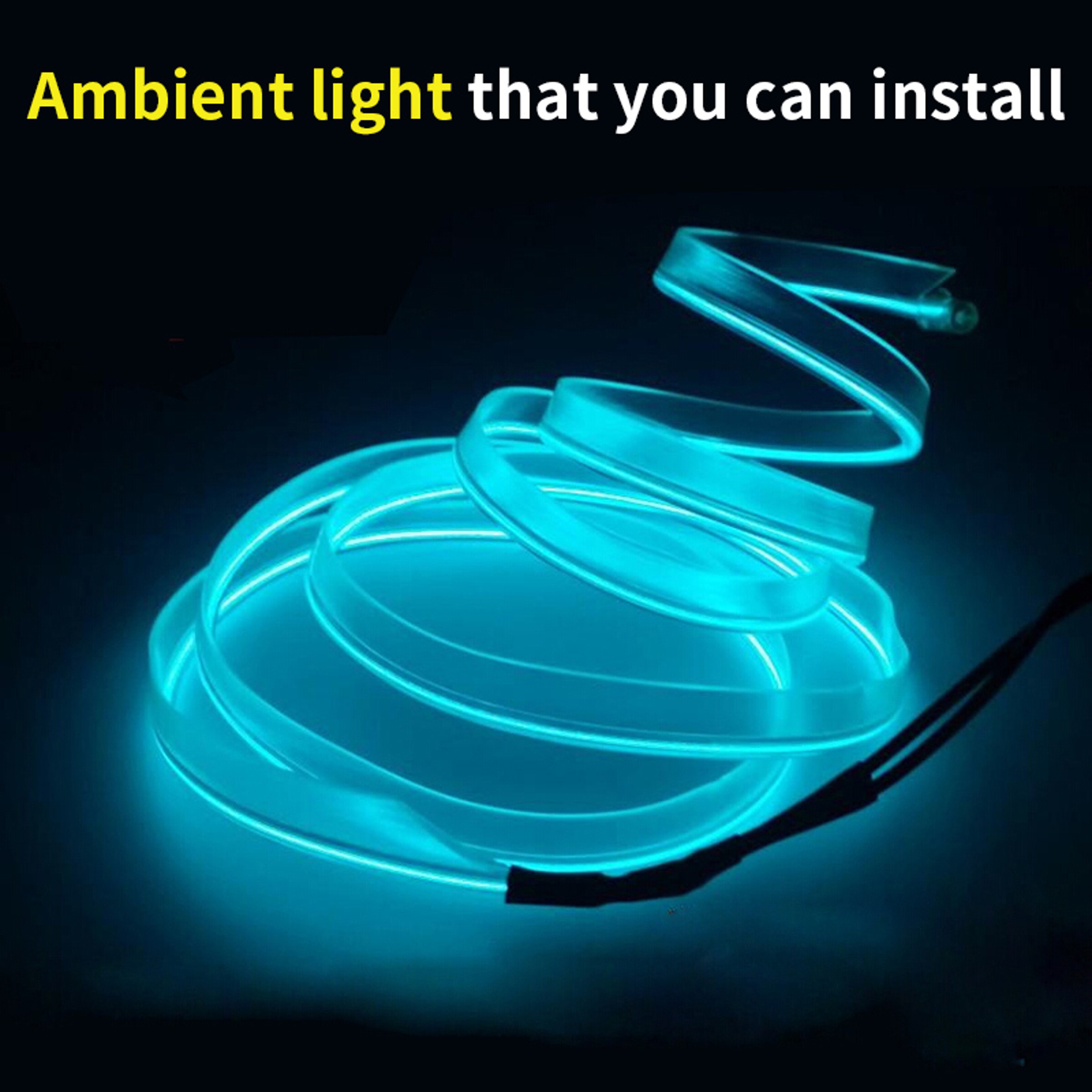 Car Interior LED Strip Light Flexible USB Atmosphere Lamp for Auto Decoration – view 6