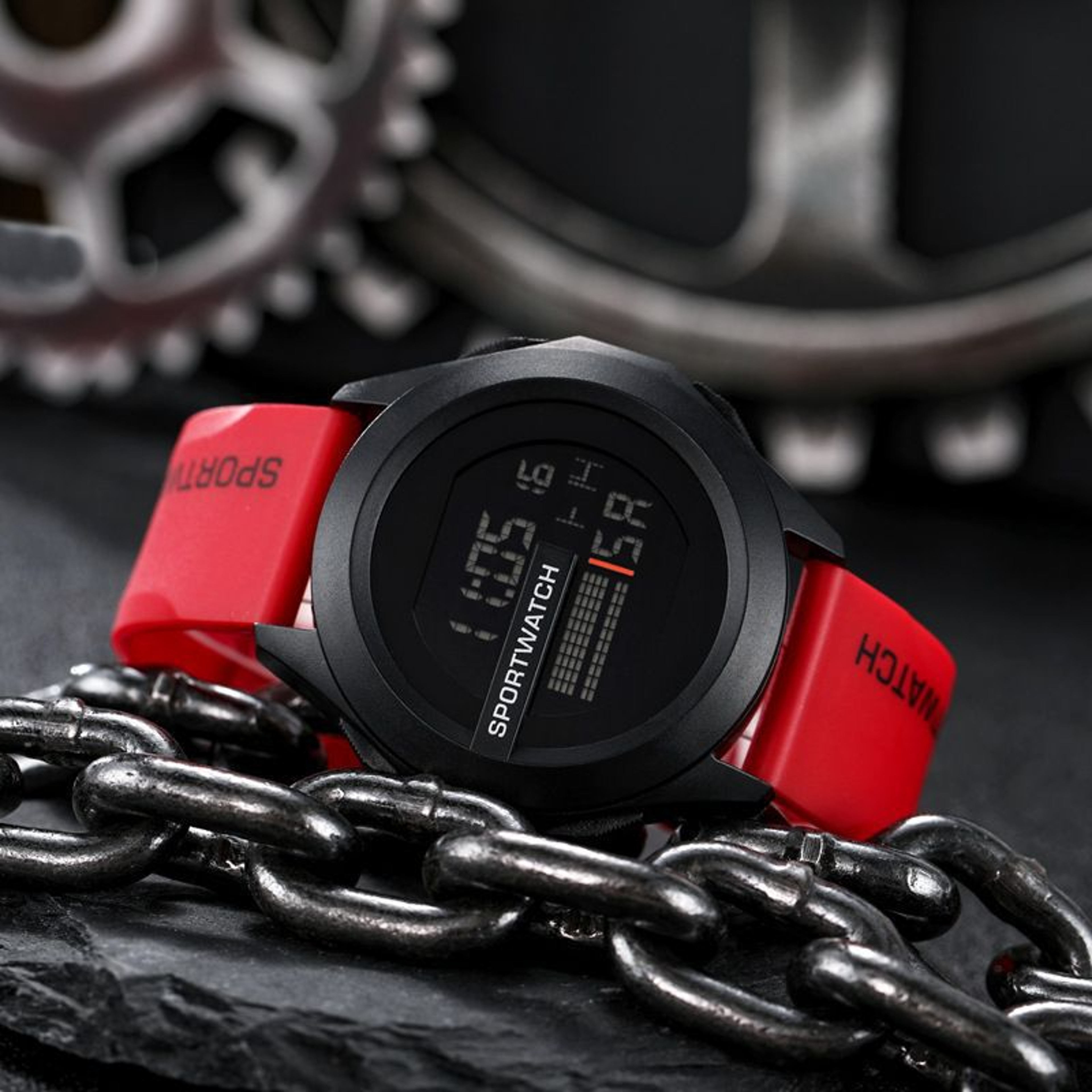 Mens Multi Function Luminous Digital Watch Large Dial Water Resistant And Stylish 2