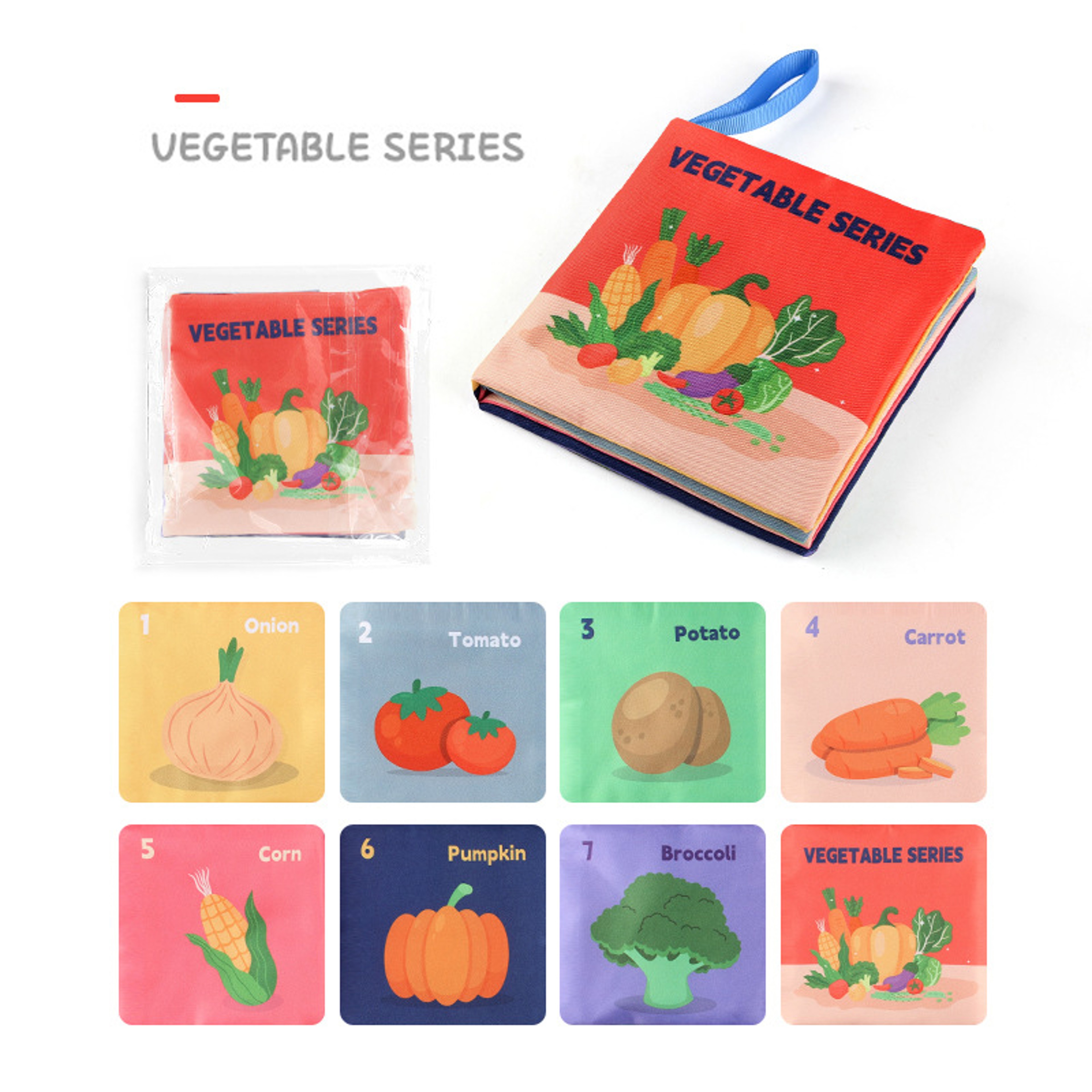 Montessori Sensory Baby Book Touch  High Contrast Educational Cloth Book For Early Learning 8