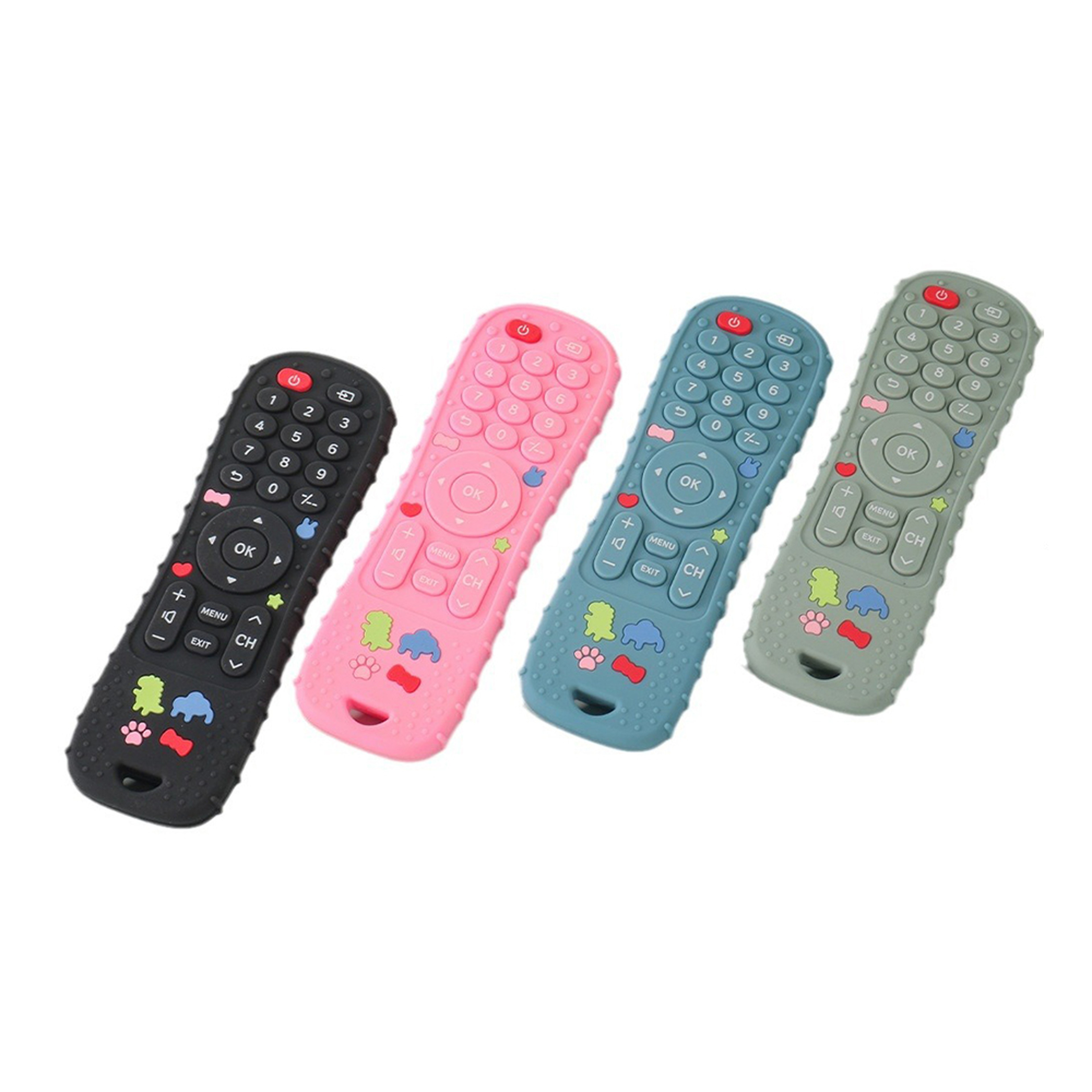 Baby Remote Control Teether BPA Free Silicone Sensory Chew Toy 7