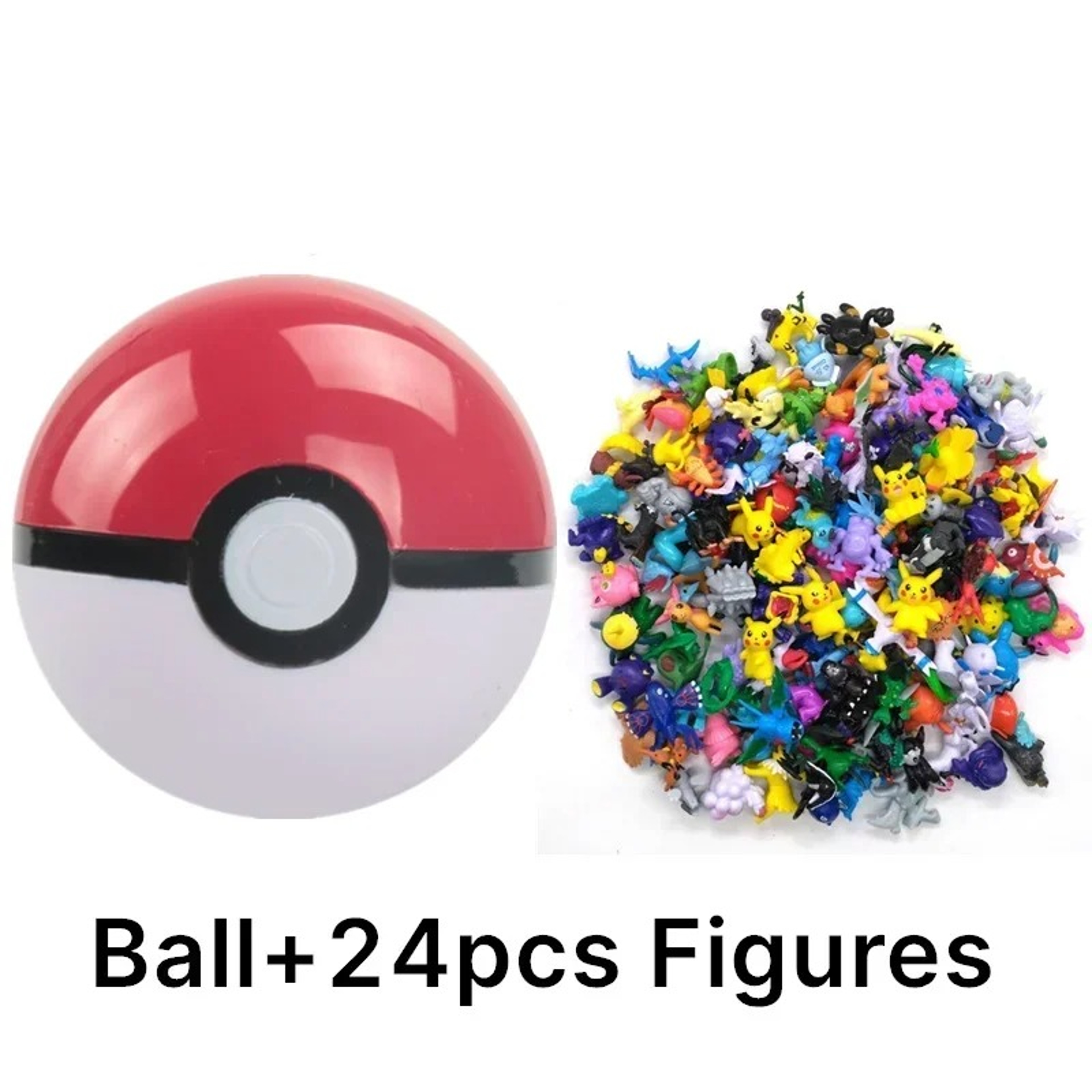 Pokemon Pokeball Toy With Mini Anime Figures for Kids Collectors – view 1