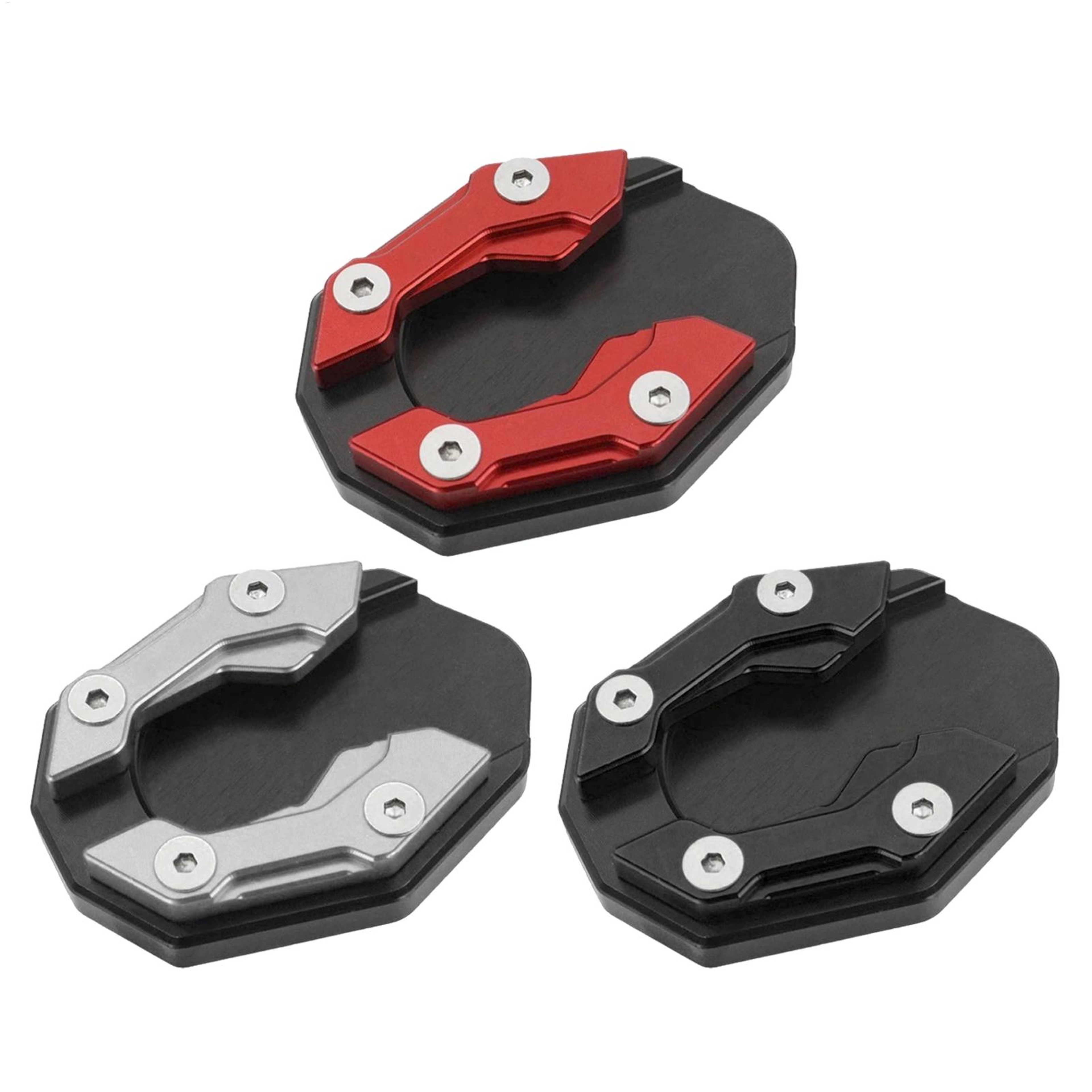 Motorcycle Kickstand Pad Extender Durable Side Stand Support Plate for Safe Parking – view 2