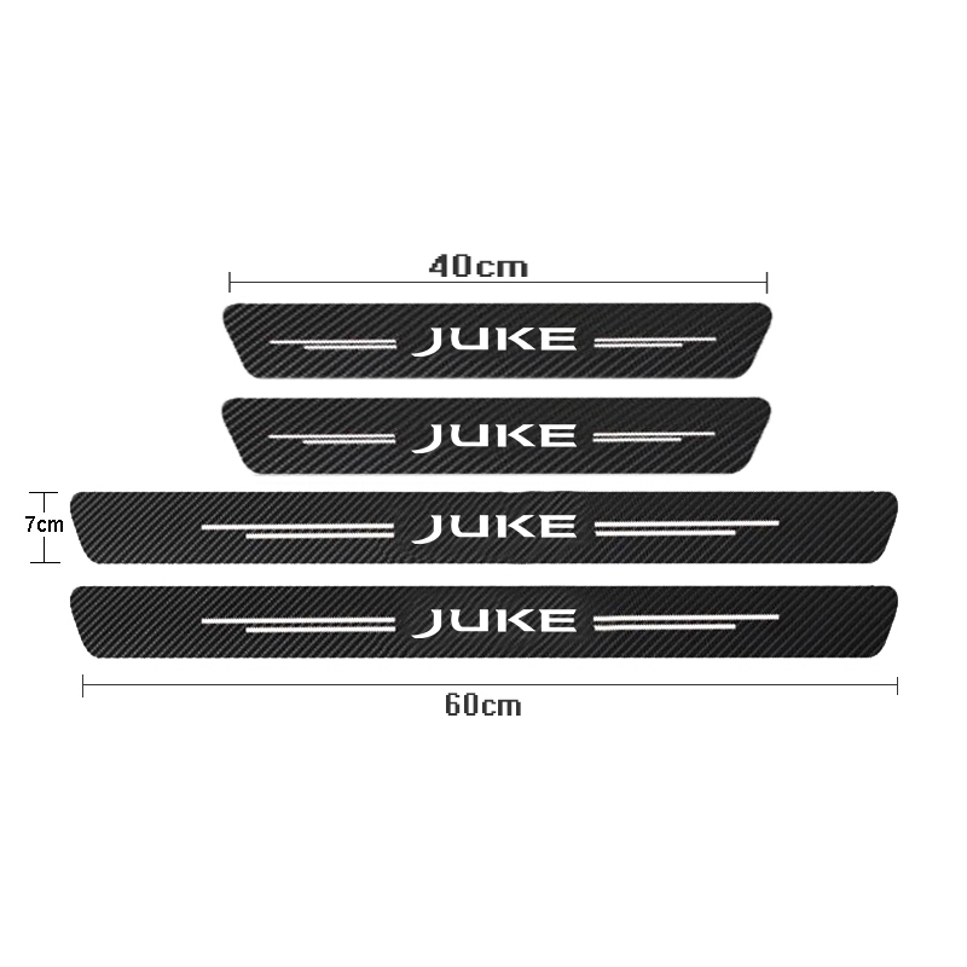 Premium Auto Carbon Fiber Decals for Nissan Juke Door Threshold & Scuff Protection – view 7