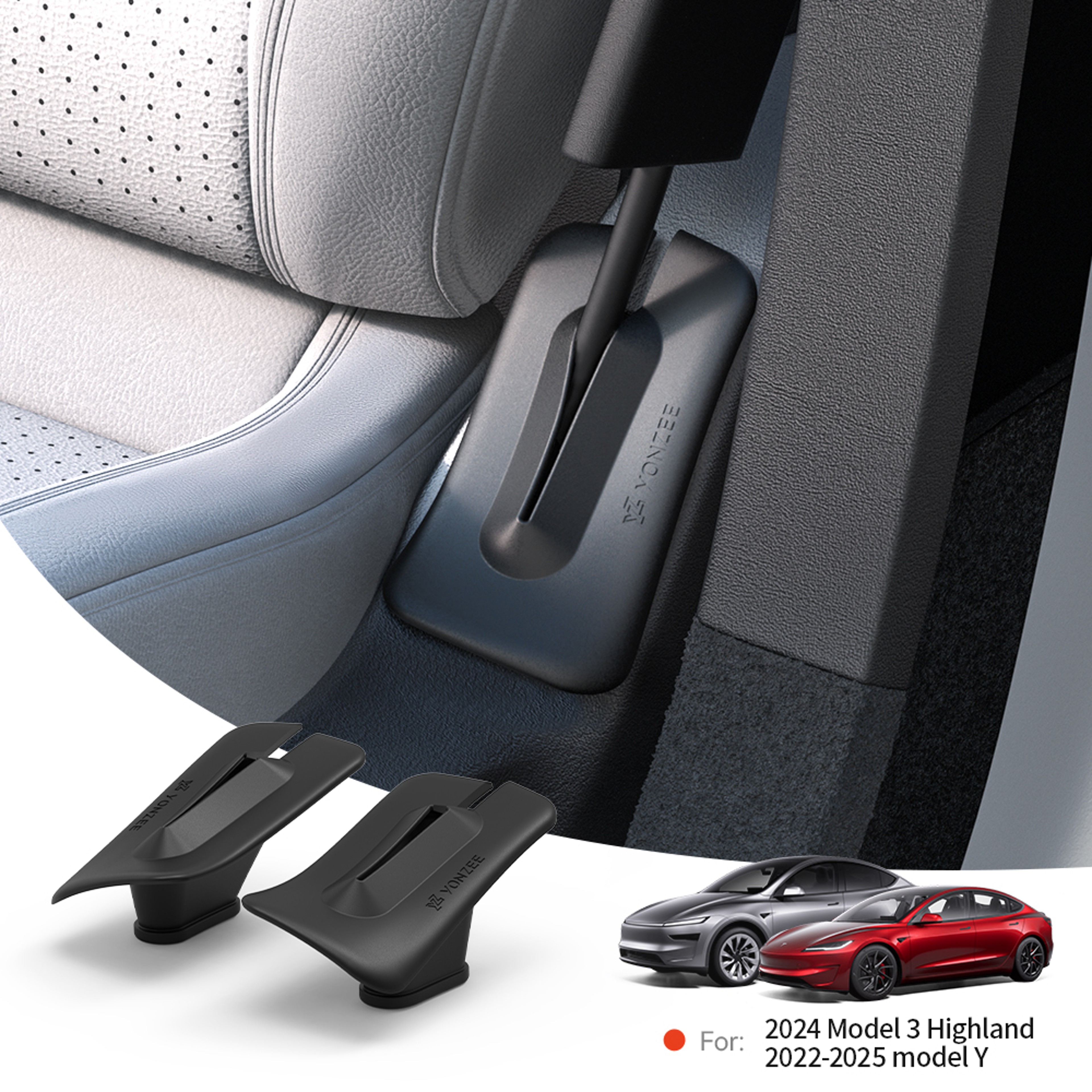Car Seat Gap Filler Leak Proof Silicone Side Seam Cover for a Stylish and Secure Fit – view 1
