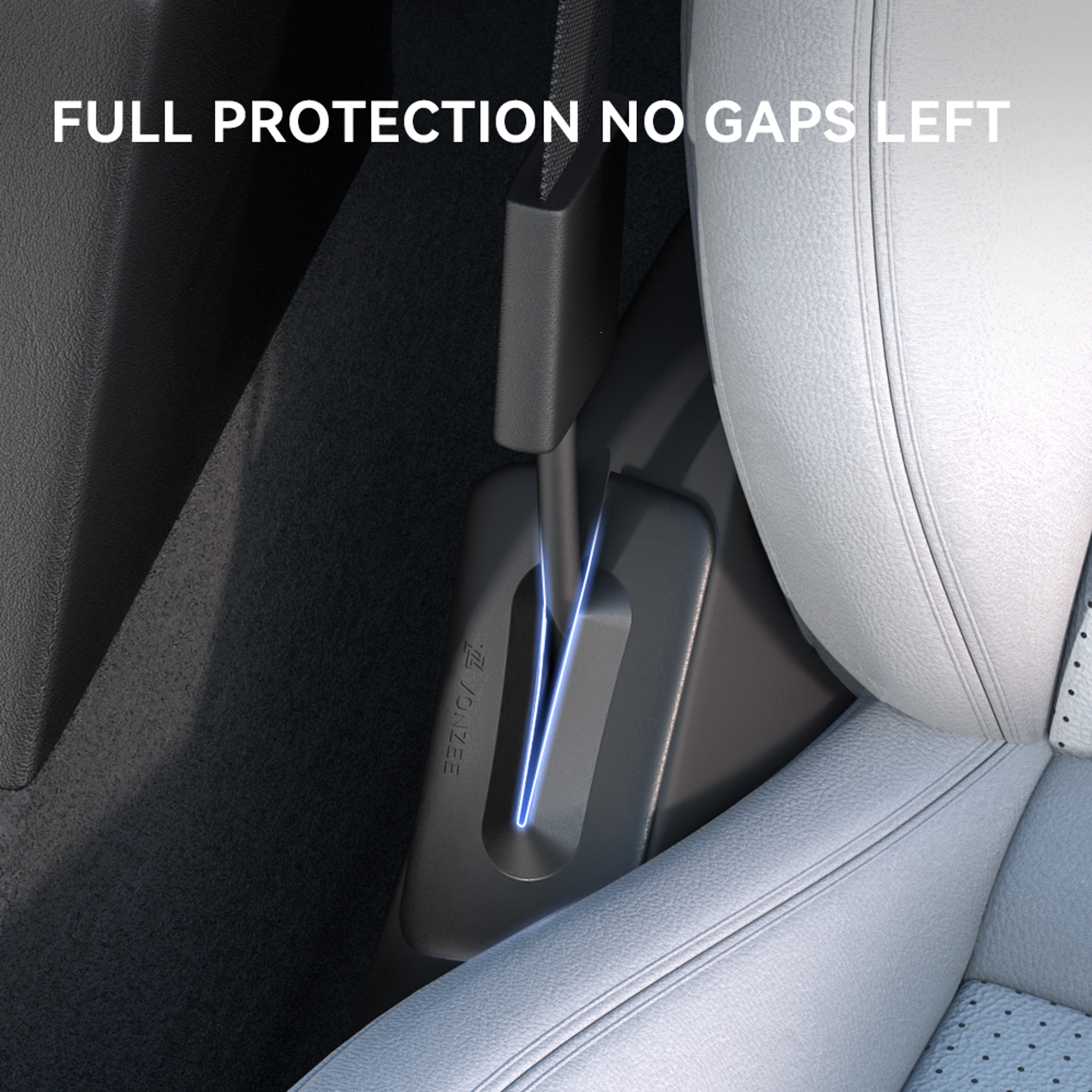 Car Seat Gap Filler Leak Proof Silicone Side Seam Cover for Seamless Protection – view 4