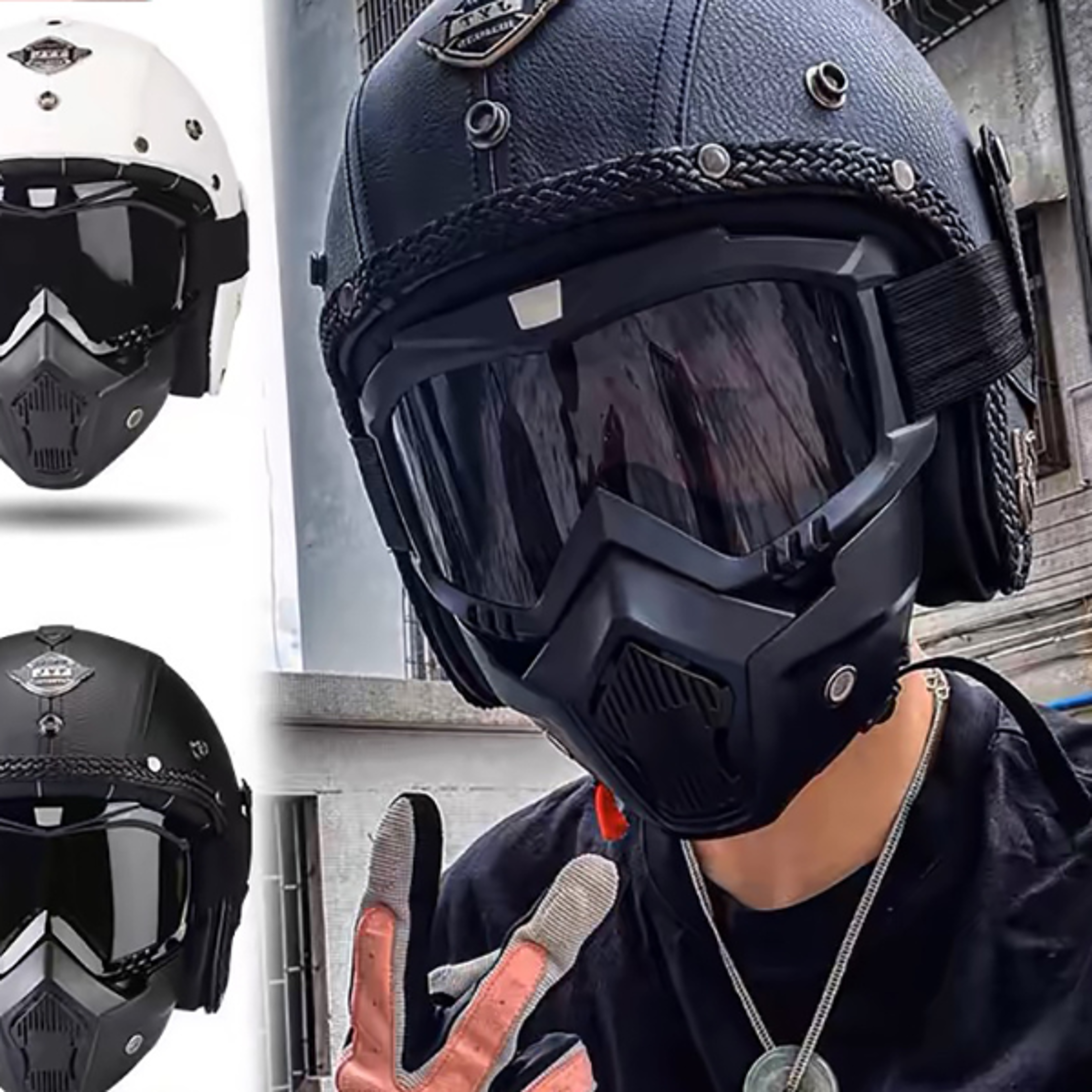 Dustproof Motorcycle Face Mask Goggles Motocross Glasses Full Face Protective Motorbike Dirt Bike Of