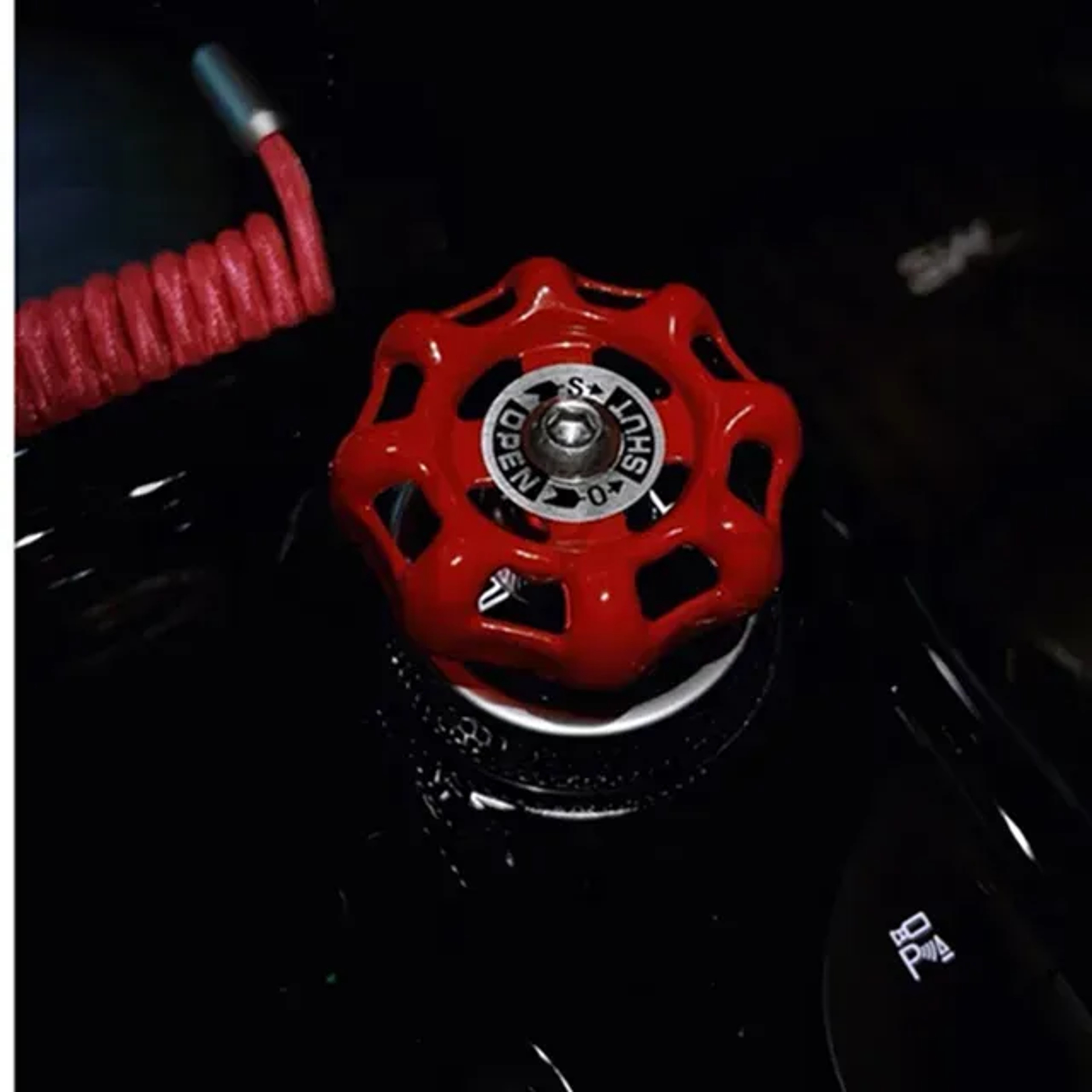 Car Interior Decoration One Click Start Button with Valve Switch Sticker – view 4