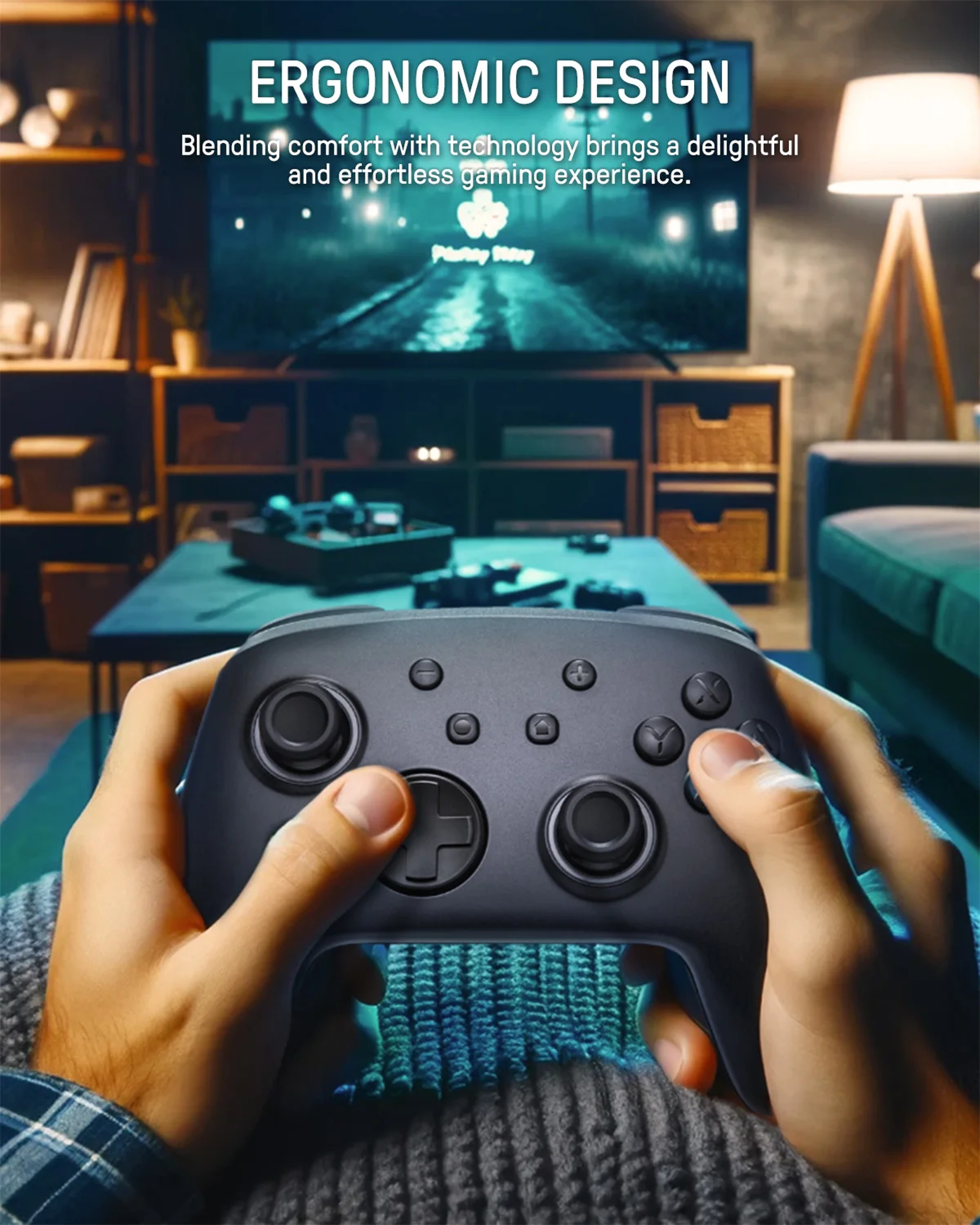 Luminous Pro Controller for Nintendo Switch with Turbo & NFC – view 4