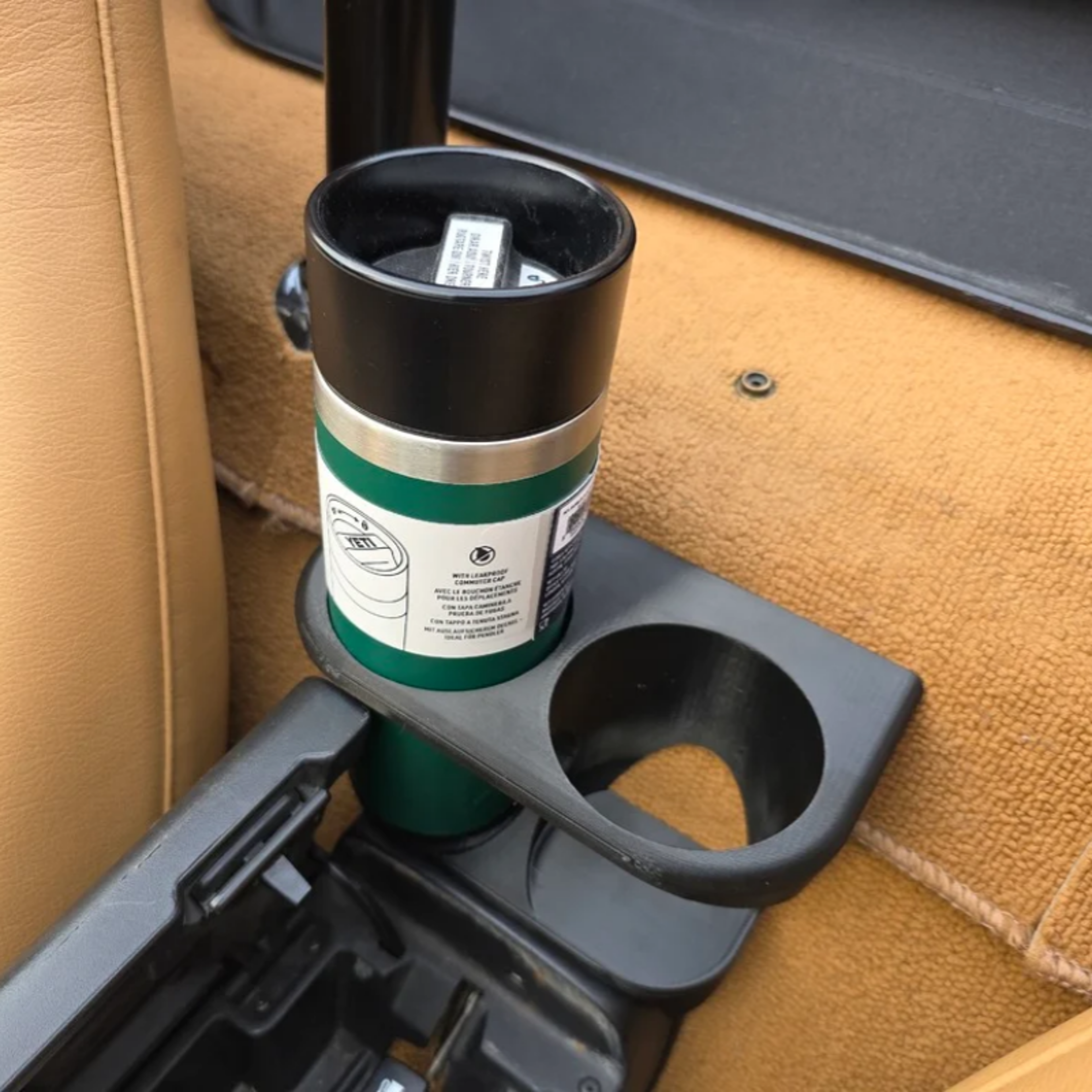 Durable Rear Center Cup Holder for Mazda Miata Dual Drink Storage Console Organizer – view 3