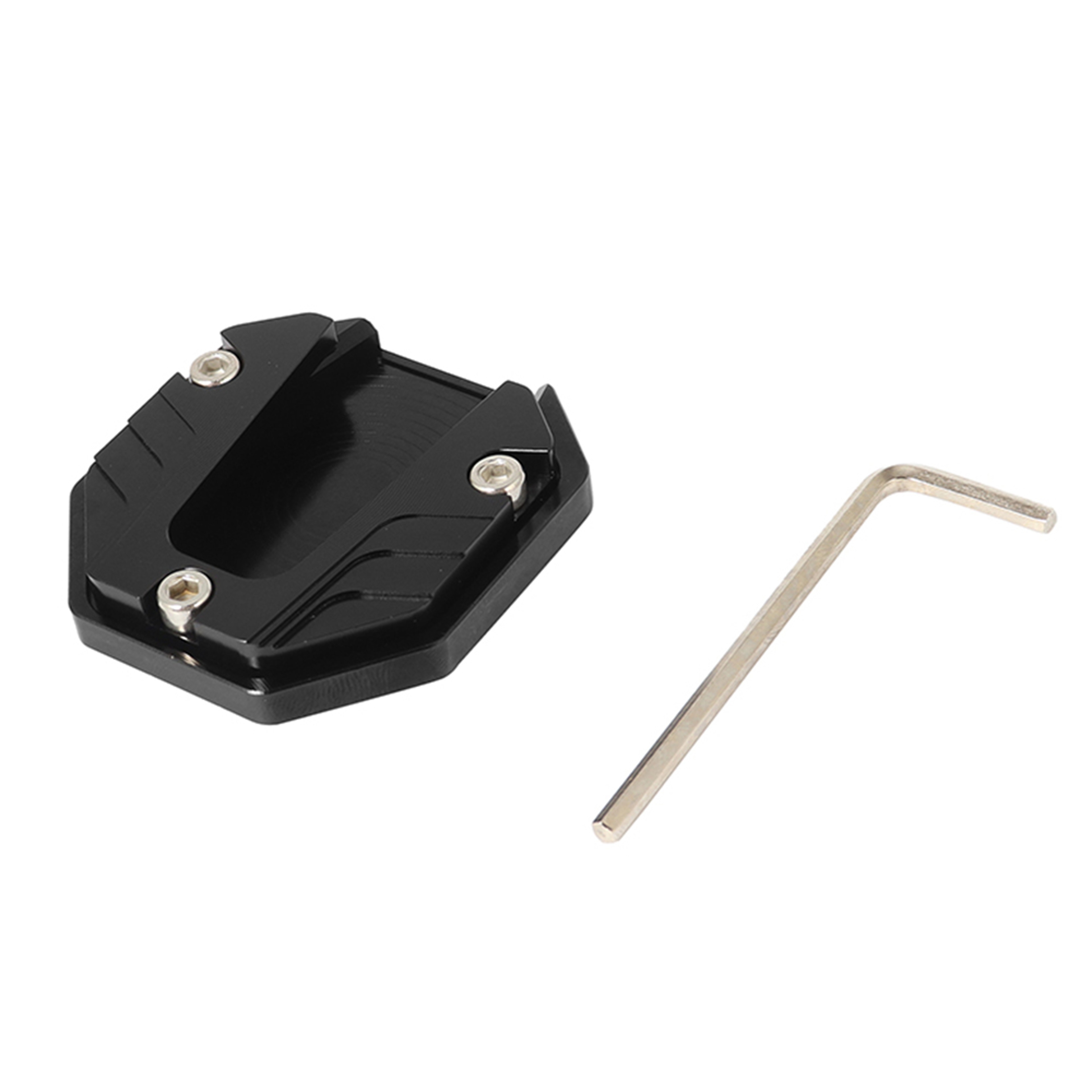 Aluminum Motorcycle Kickstand Extender Foot Pad for Stability – view 3