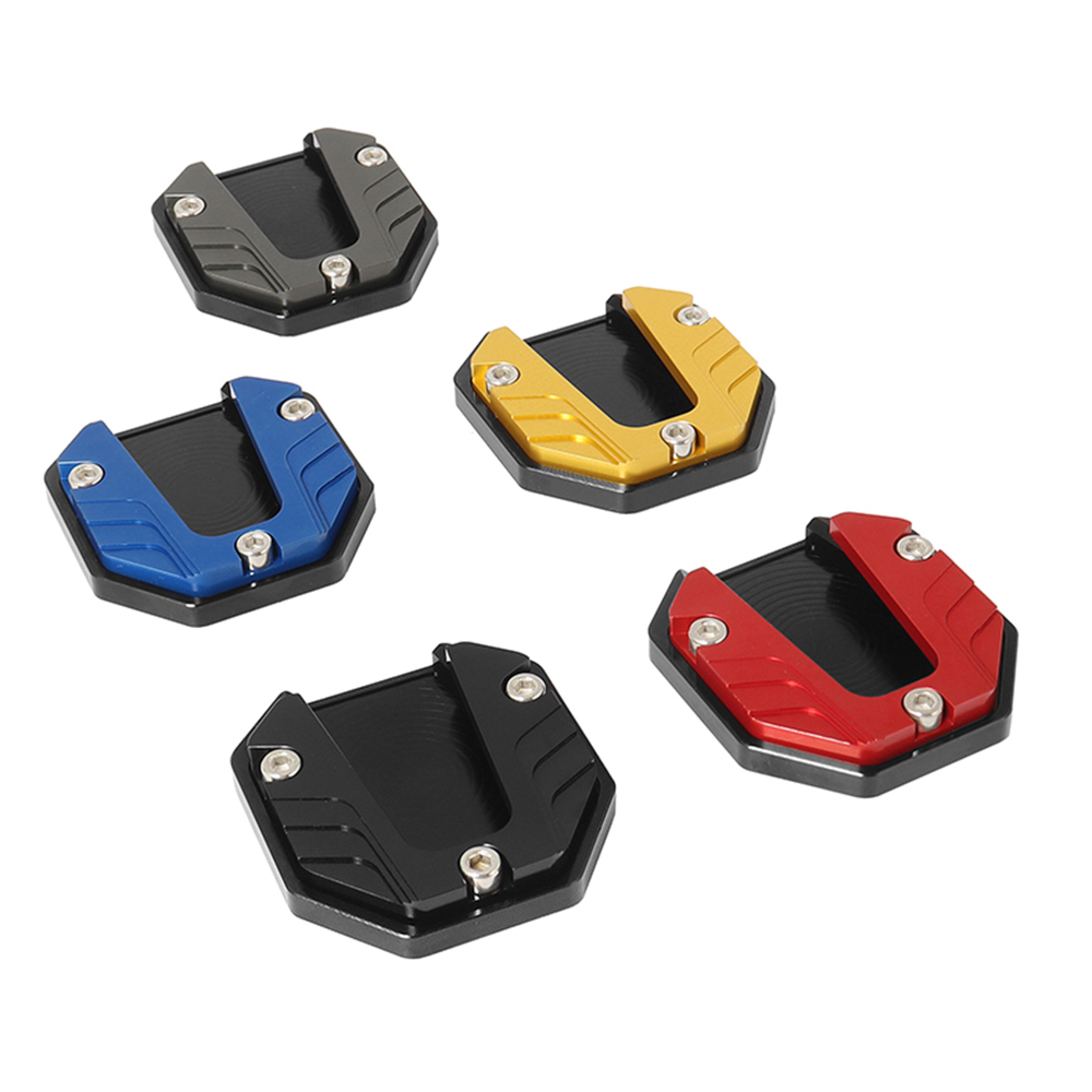 Aluminum Motorcycle Kickstand Extender Foot Pad for Stability – view 6