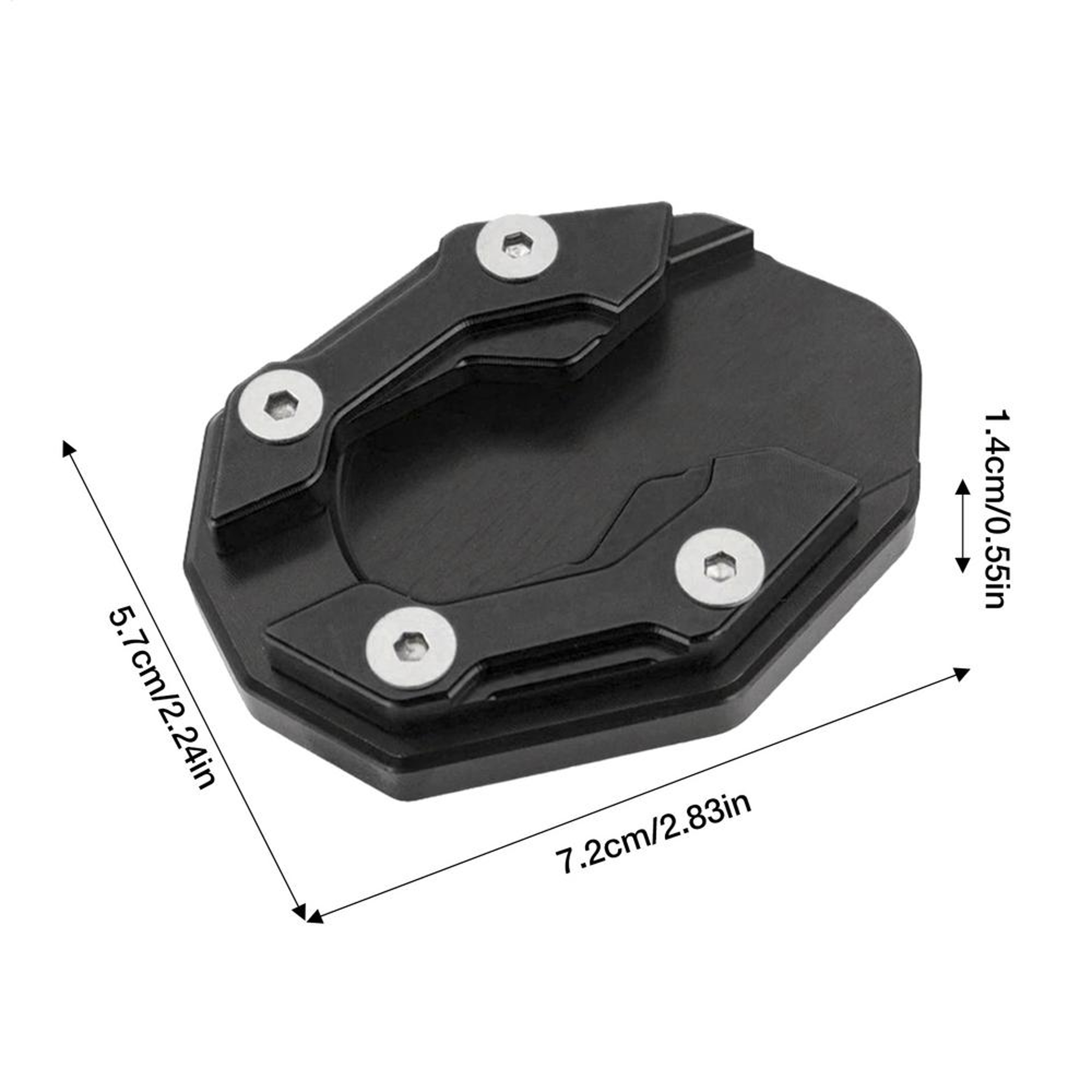Motorcycle Side Stand Extension Kickstand Foot Pad Anti Slip Base – view 9