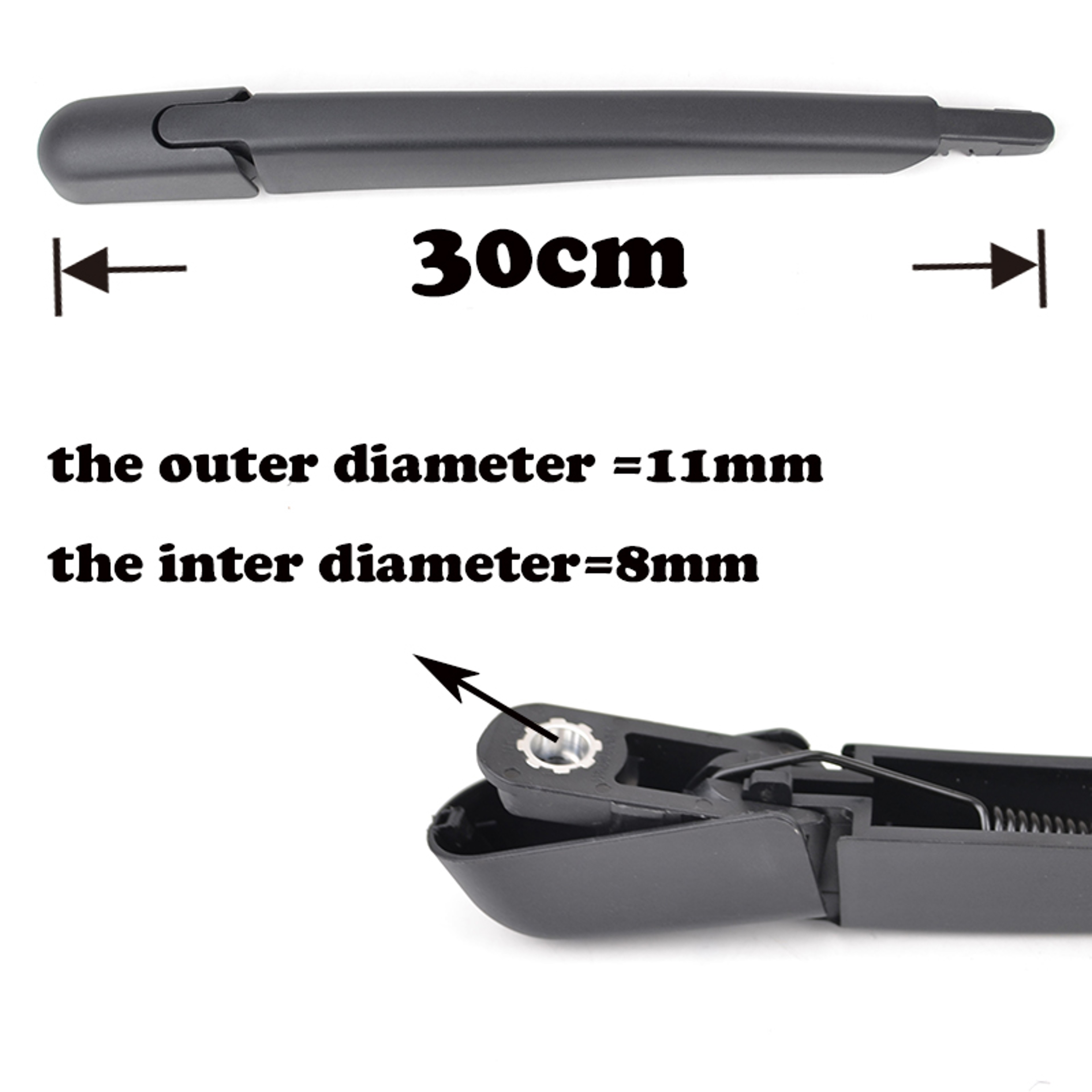 Wiper Blade  Arm Kit Durable Windshield Replacement 2