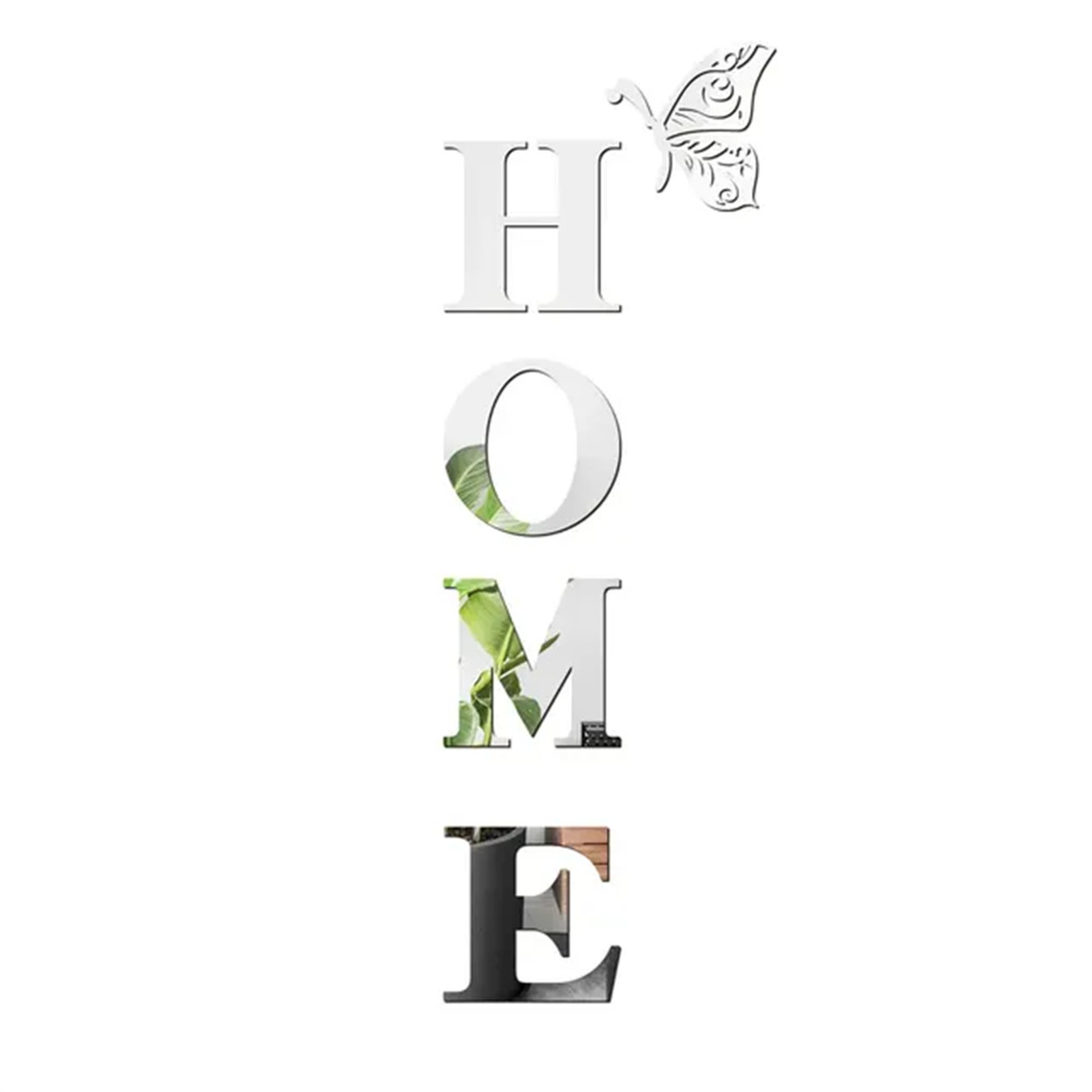 Mirror HOME Wall Sticker for Entryway Decor – view 7