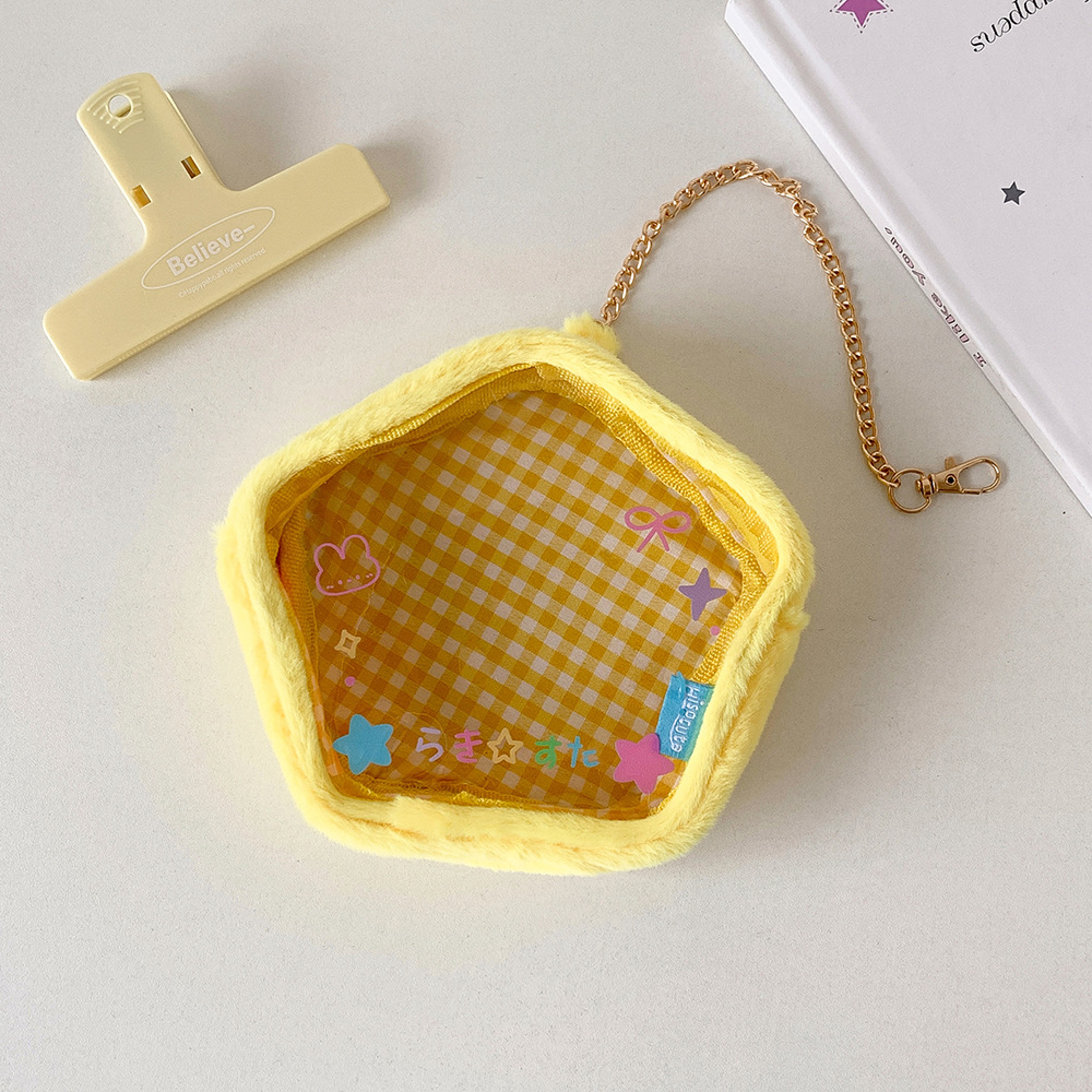 Korean Apple Bag Pendant Clear Mini Backpack Charm Cute Transparent PVC Bag Pendant for Girls Gifts – view 8