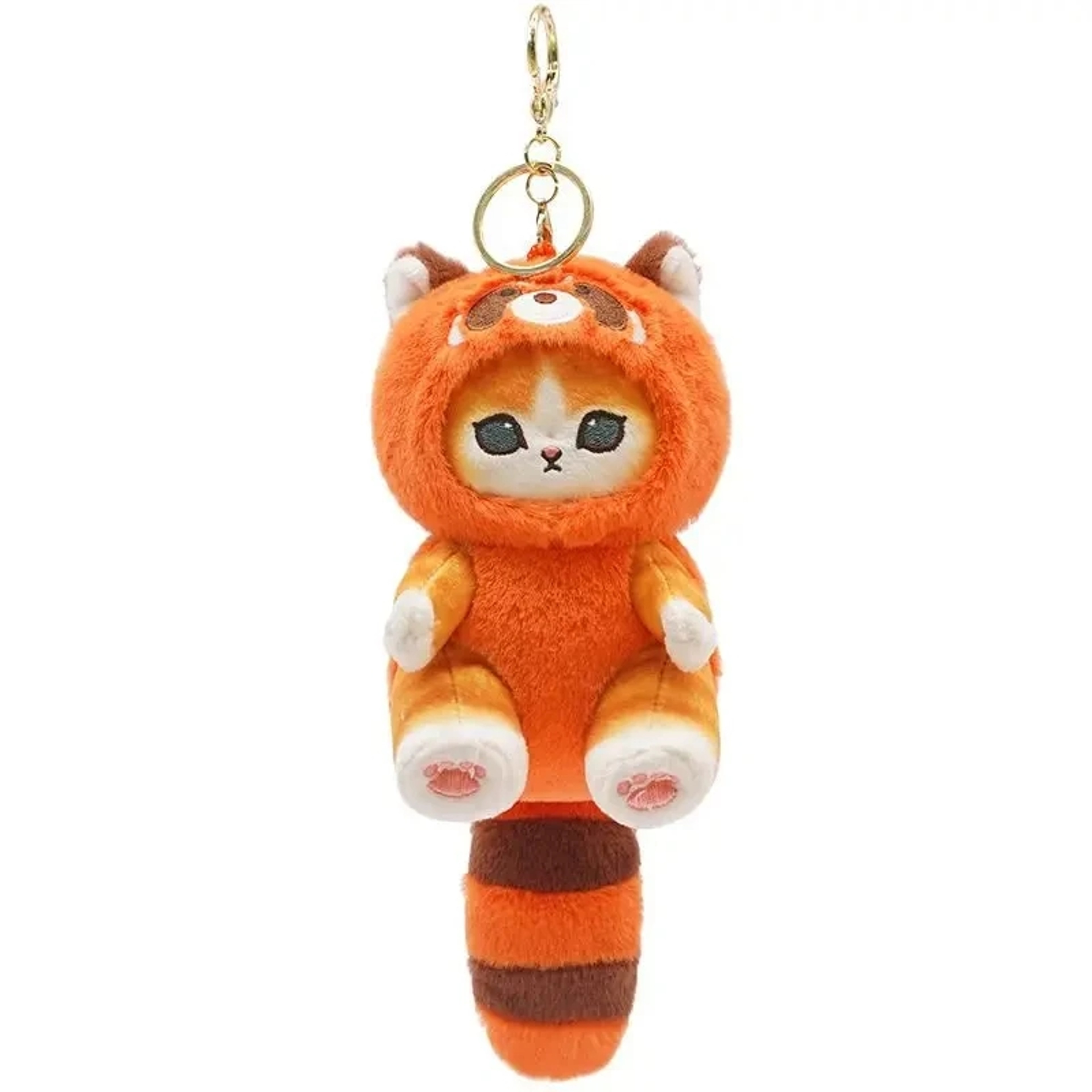 Kawaii Shark Cat Plush Keychain Cute Cartoon Backpack Charm Toy – view 8