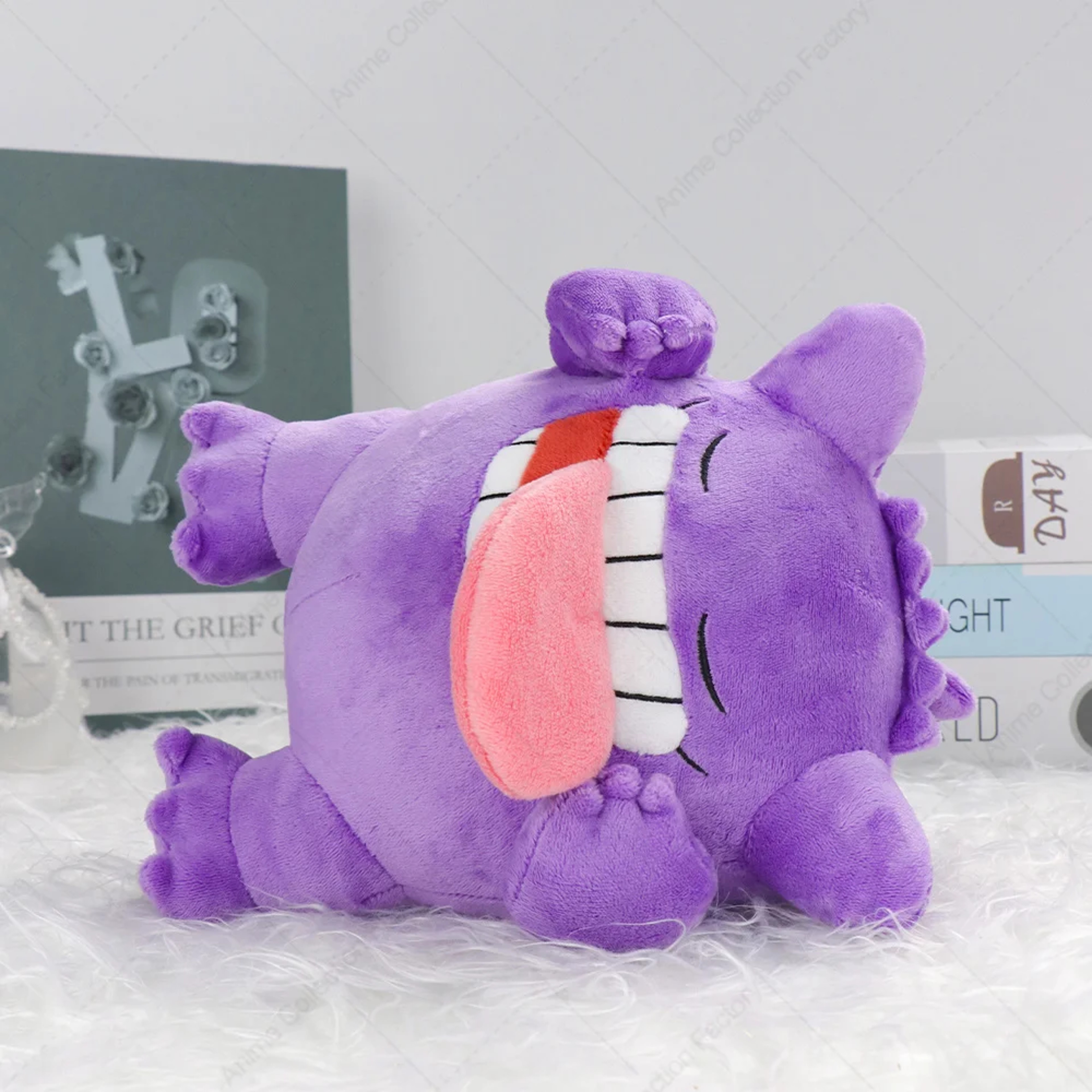 Mega Gengar Sleeping Plush Toy Soft Pokemon Peluche For Kids  Fans 2
