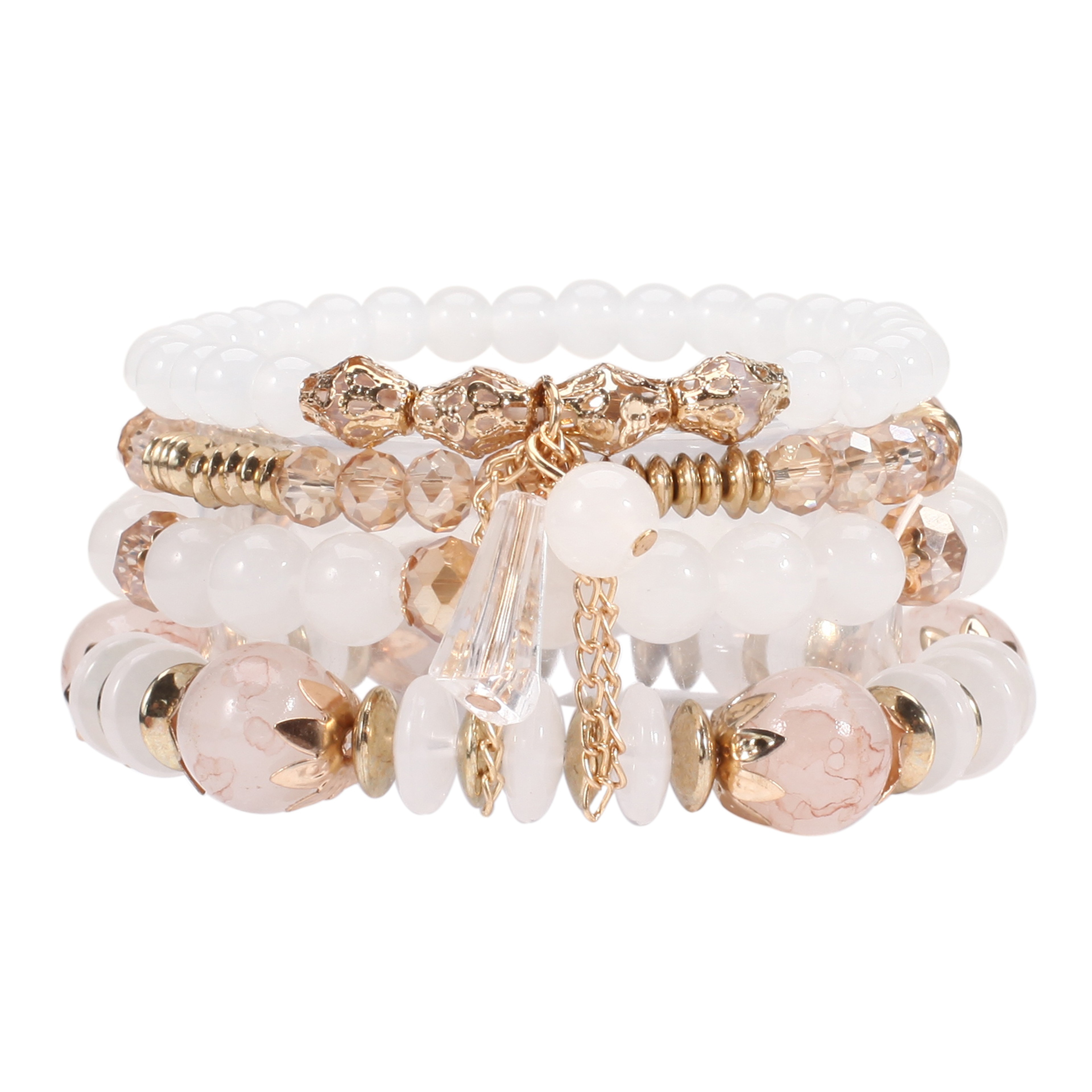 Bohemian Multilayered Bead Bracelets for Women with Charm Pendant – view 13