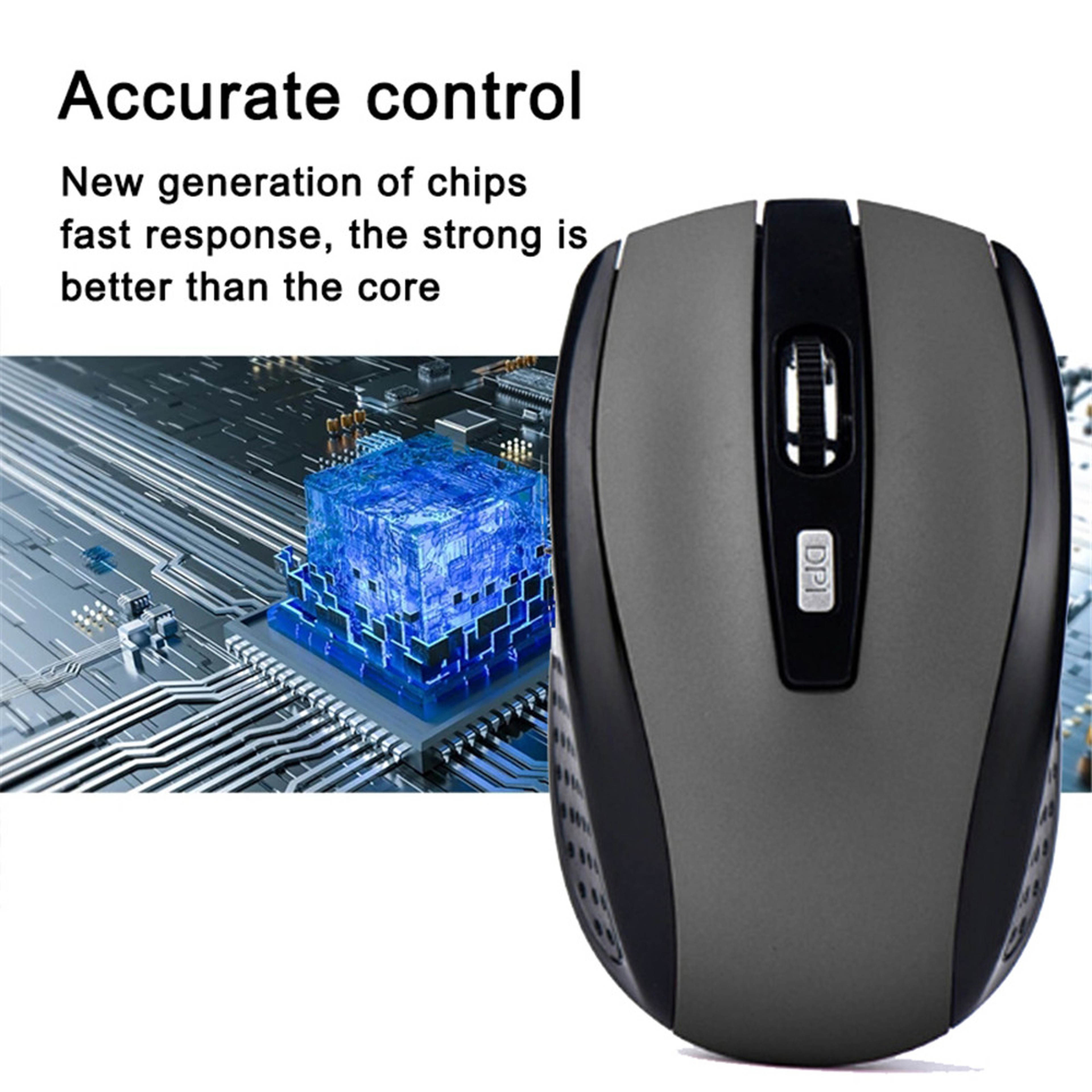 Wireless Gaming Mouse Mini Noiseless Optical Mouse For PC  Mac 1