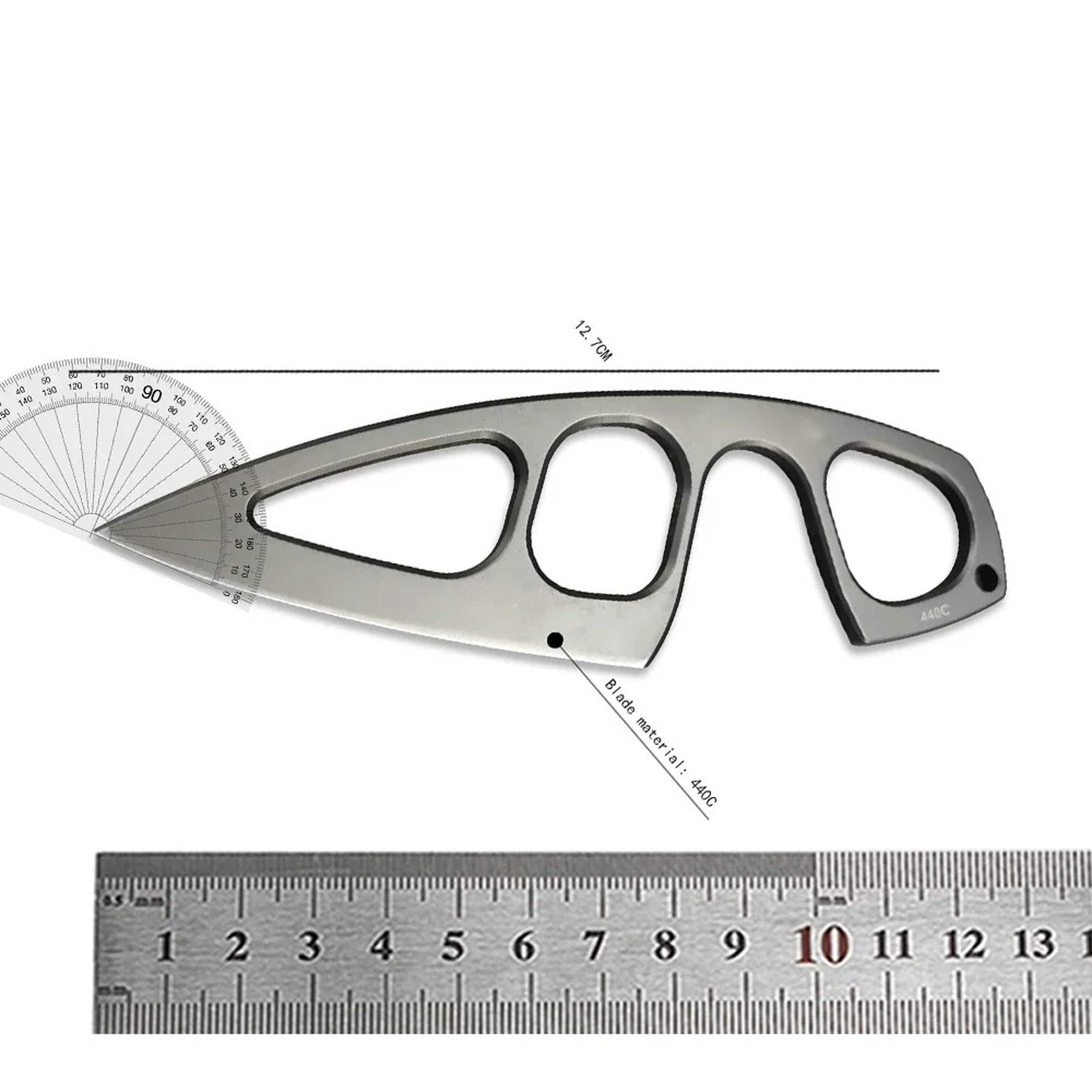 Pocket EDC Necklace Mini Fixed Blade Knife Steel Everyday Carry – view 6