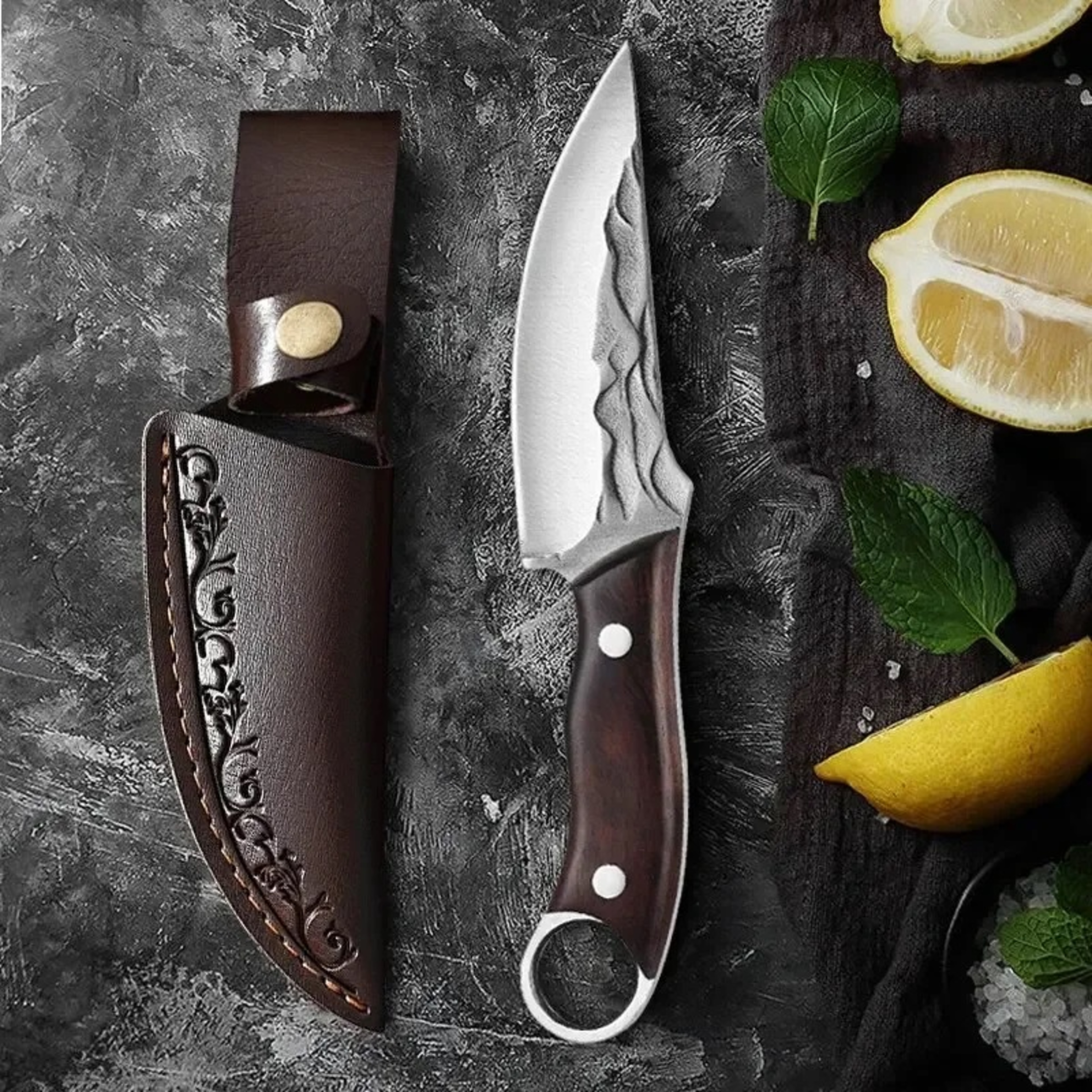 Premium Sharp Boning Knife Stainless Steel Multi Purpose Kitchen & Camping Knife – view 2