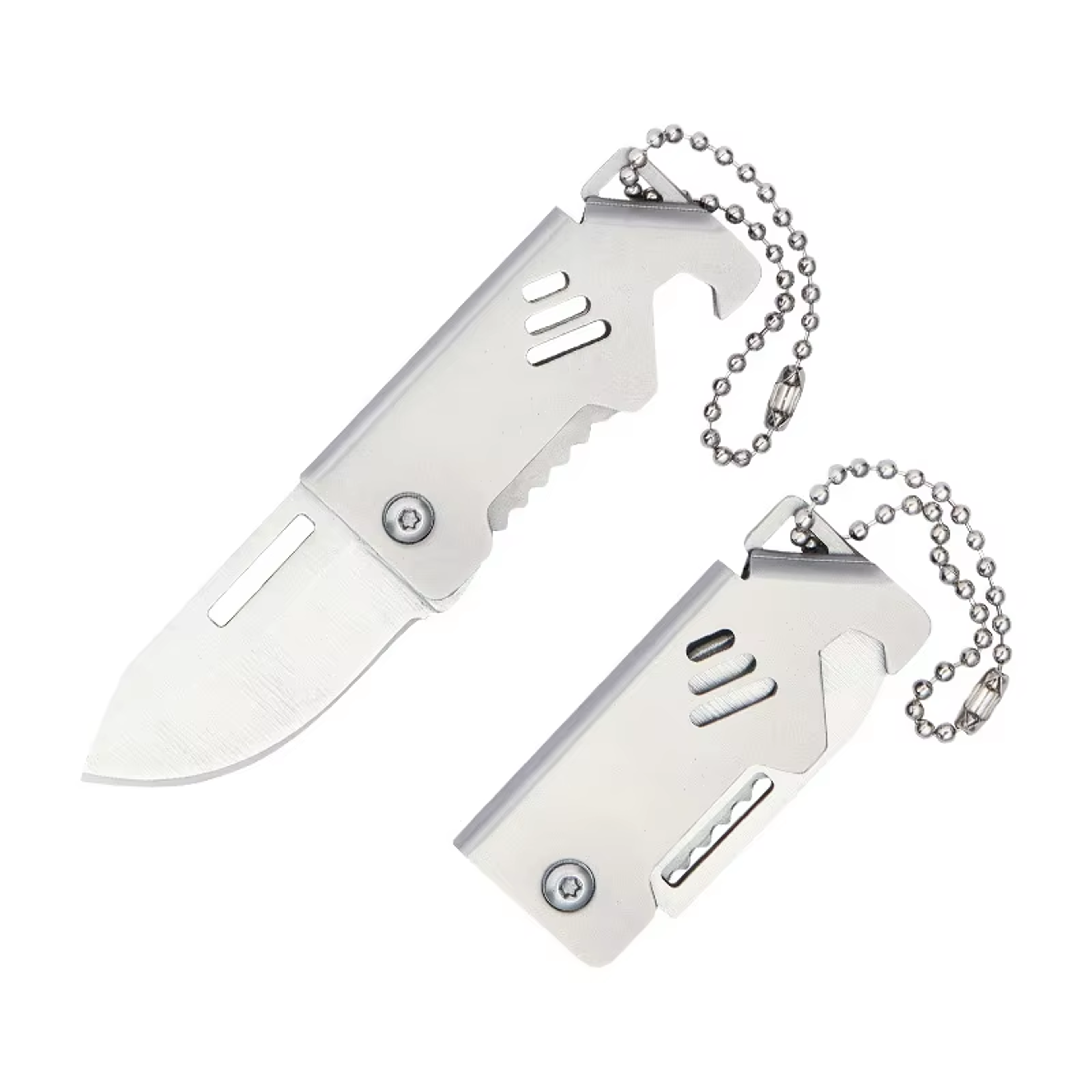 Mini Outdoor Folding Knife With Steel Portable Camping  Survival Tool 3