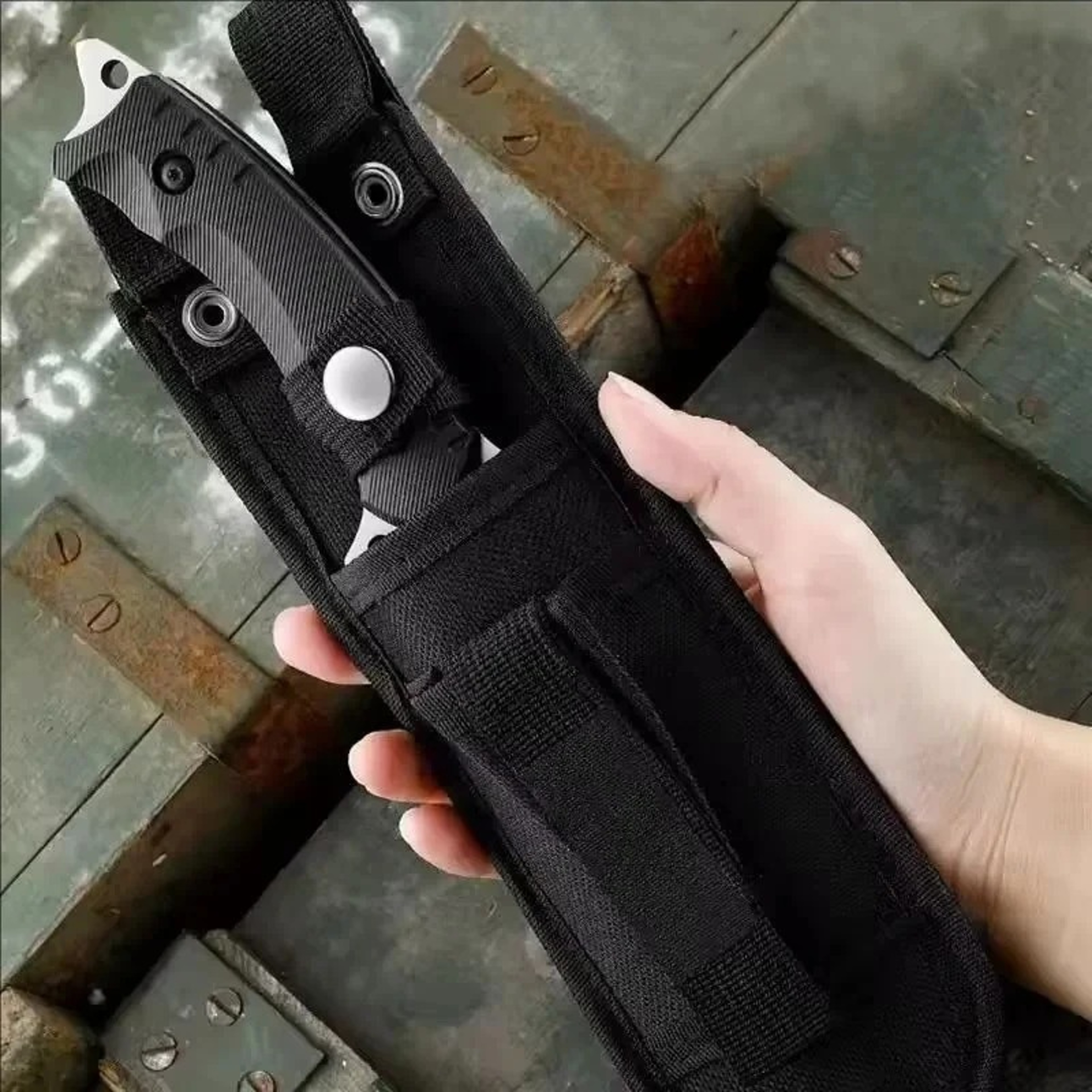 Tactical Survival Fixed Blade Knife High Strength Outdoor & Hunting Tool – view 4