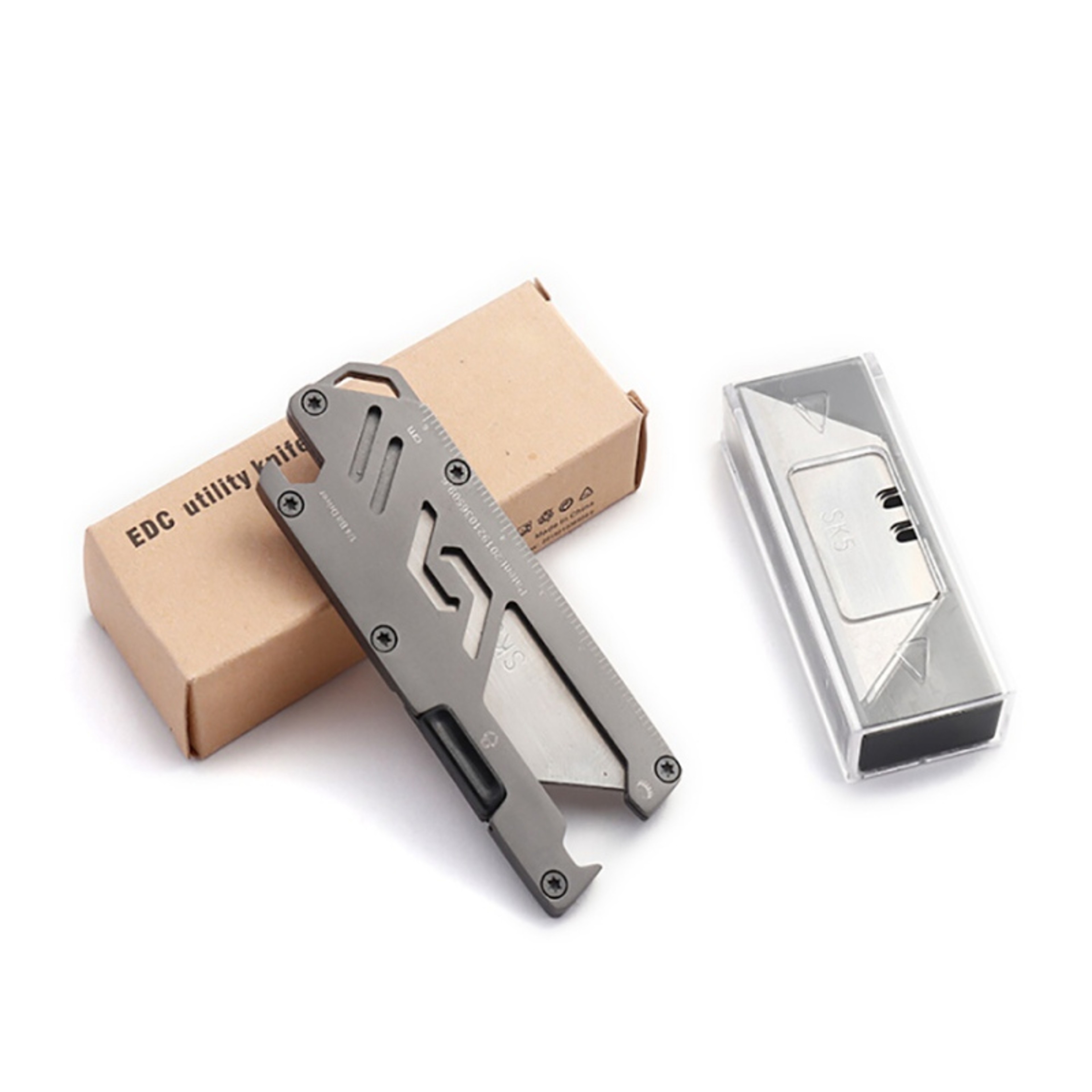 Premium Stainless Steel Folding Knife Multi Function Utility Tool For Camping  Hiking 0