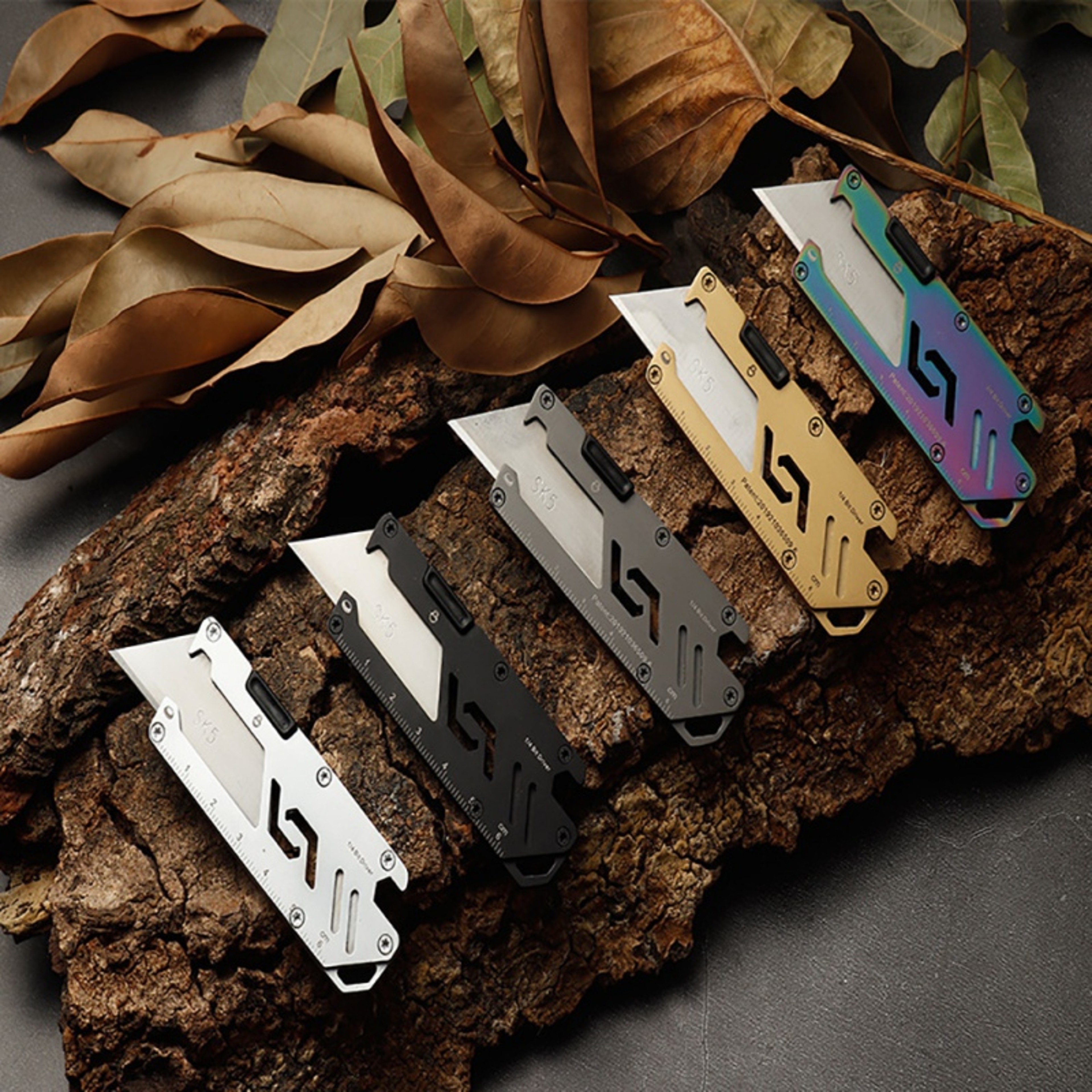 Premium Stainless Steel Folding Knife Multi Function Utility Tool For Camping  Hiking 4