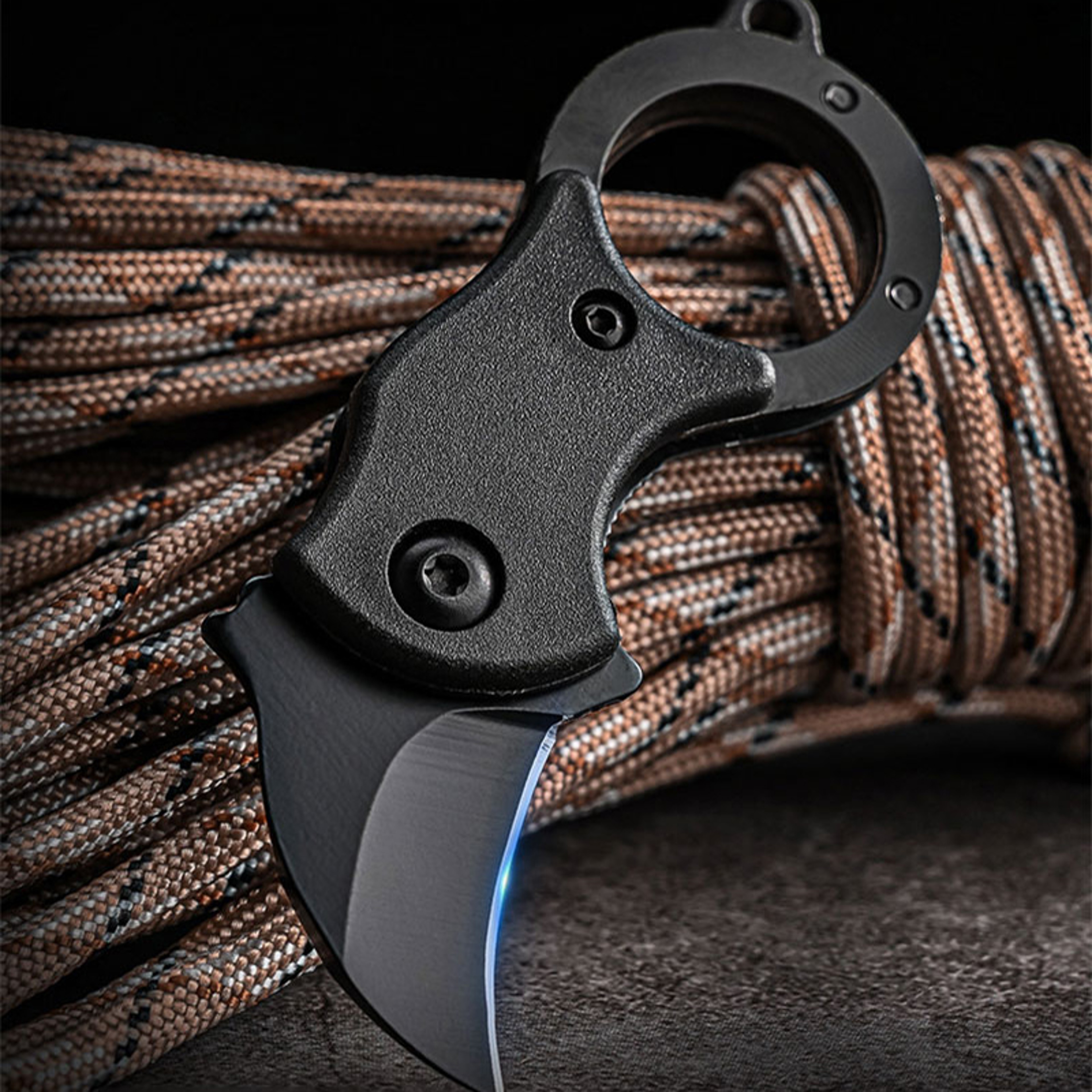 Portable Mini Pocket Knife Key  Necklace Survival Tool 3