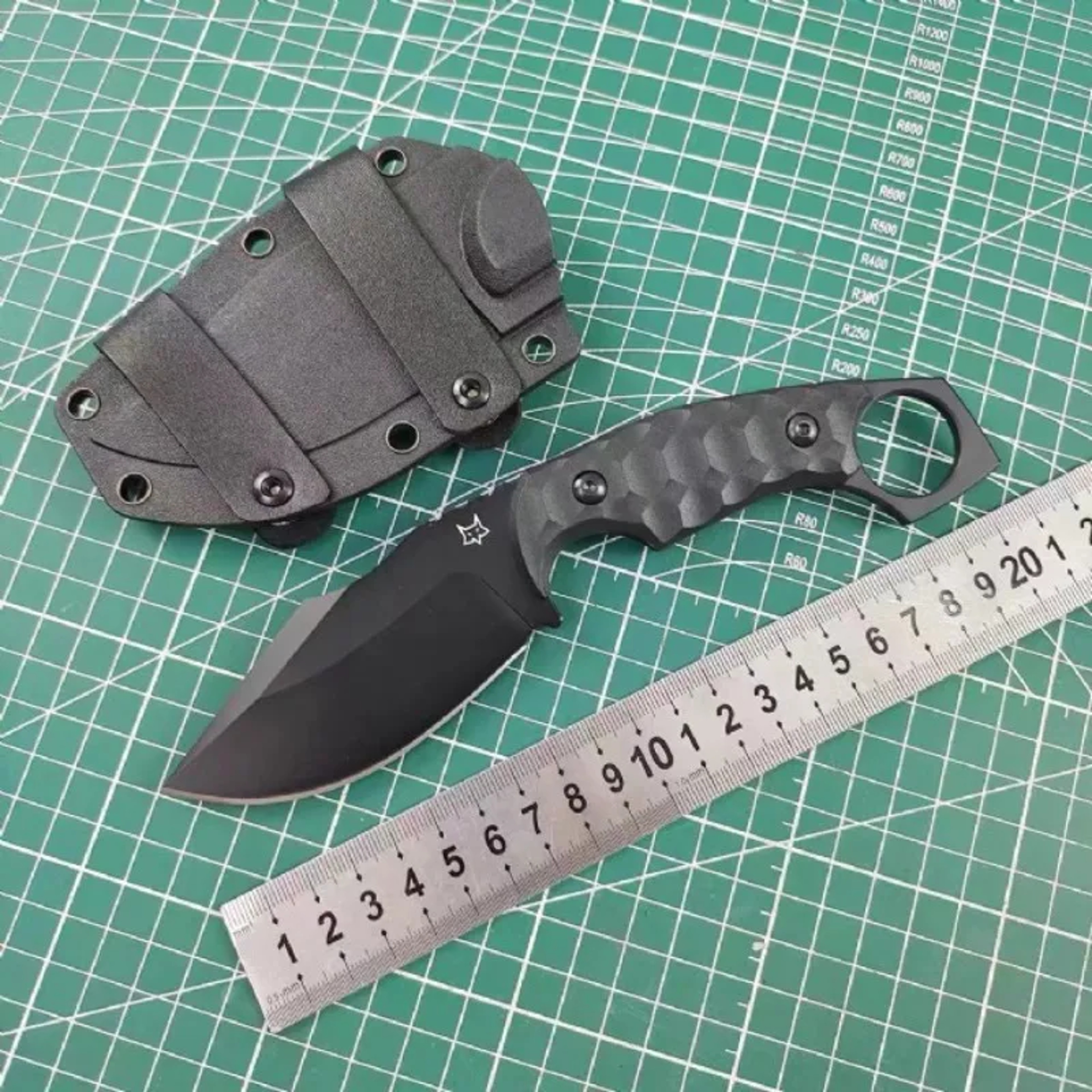 Tactical NioLox Steel Fixed Blade Knife with Glass Fiber Handle Outdoor Camping Knife – view 7