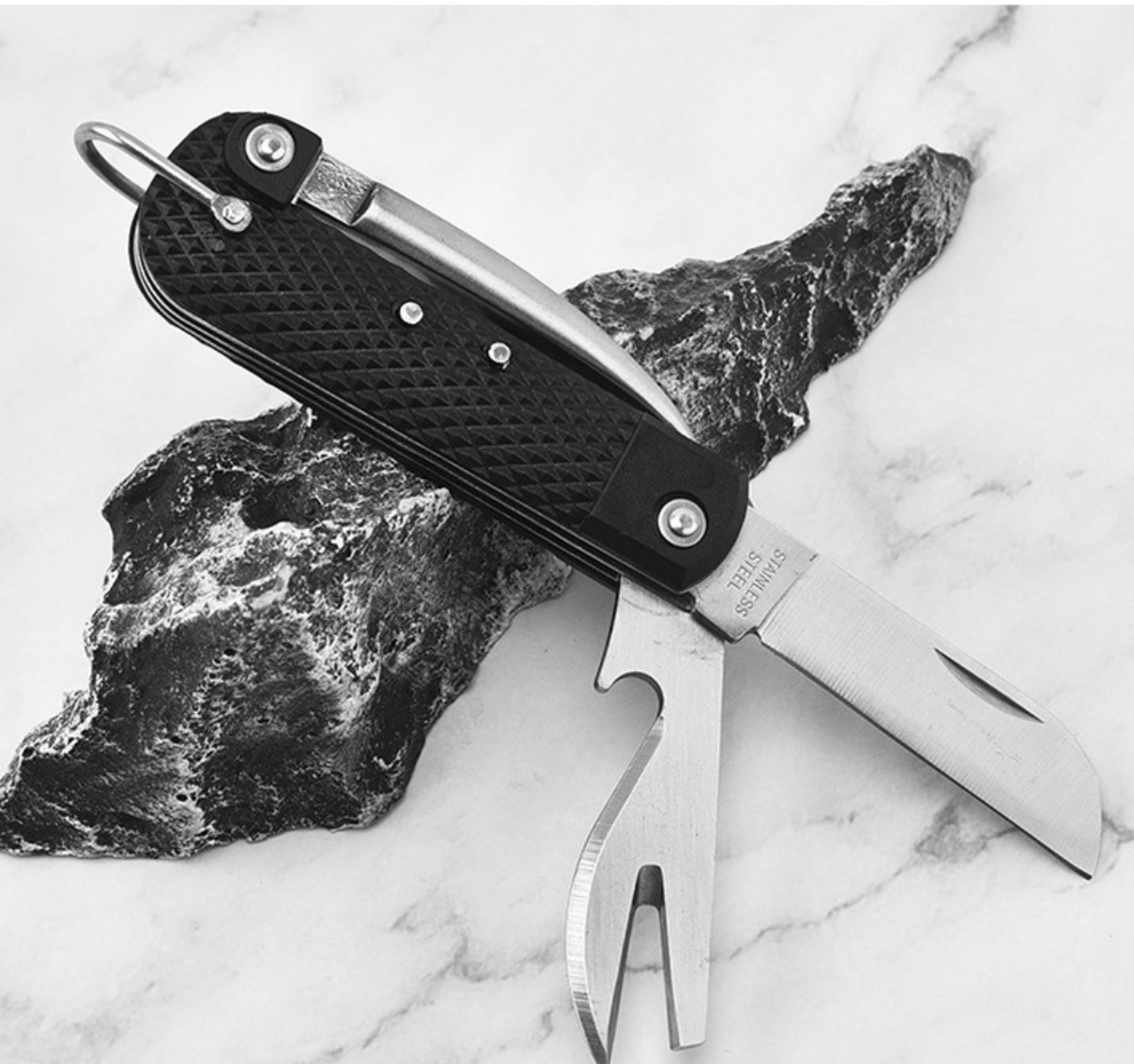 Premium Foldable Sailor Knife with Marine Rope Cutter & Diving Survival Tool – view 2