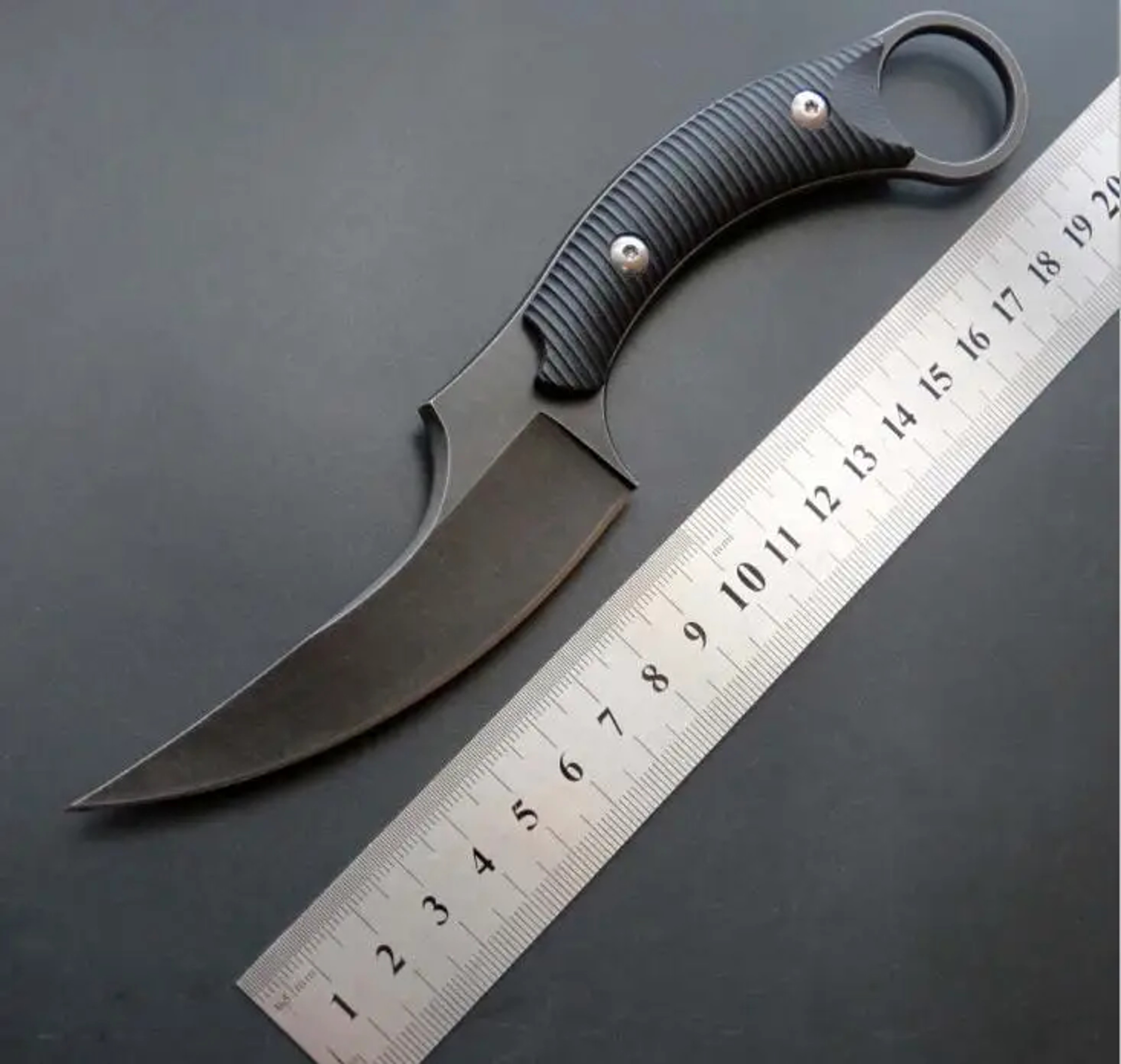 Steel Fixed Blade Hunting Knife for Camping, Survival & Everyday Carry – view 8