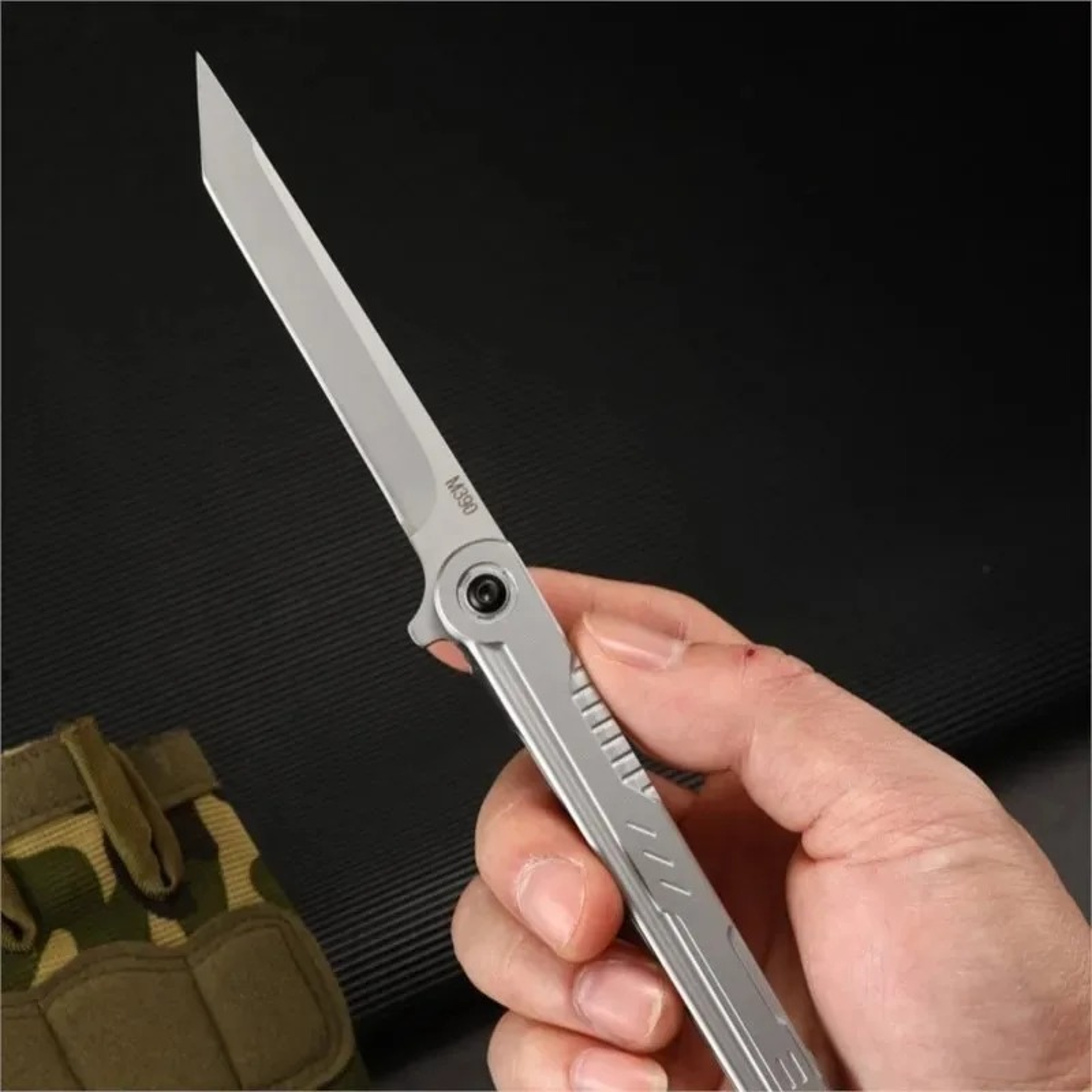 Steel Folding Knife Portable Camping  Outdoor Pocket Knife 4